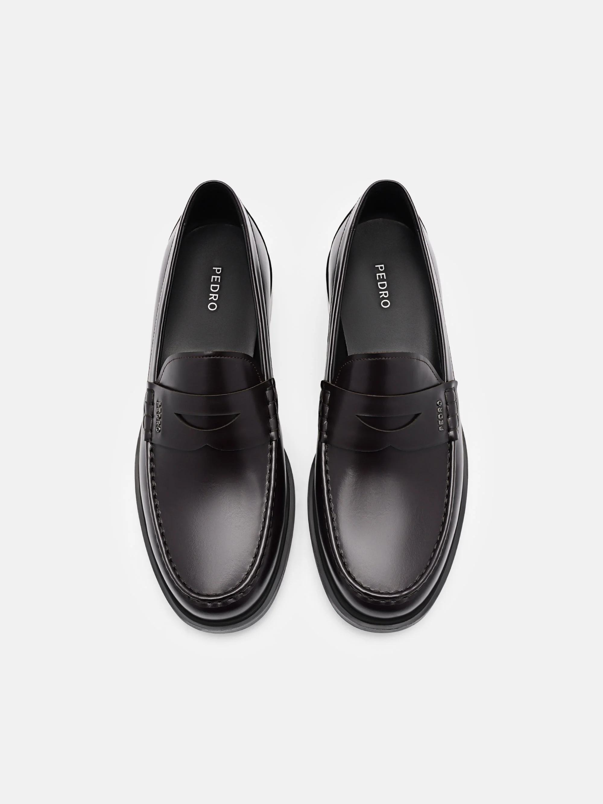 Kieran Leather Penny Loafers - Image 4