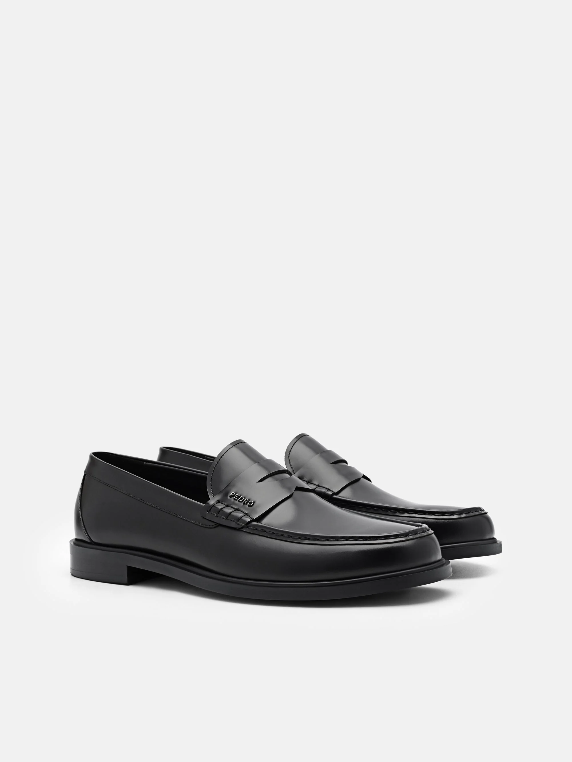 Kieran Leather Penny Loafers - Image 9