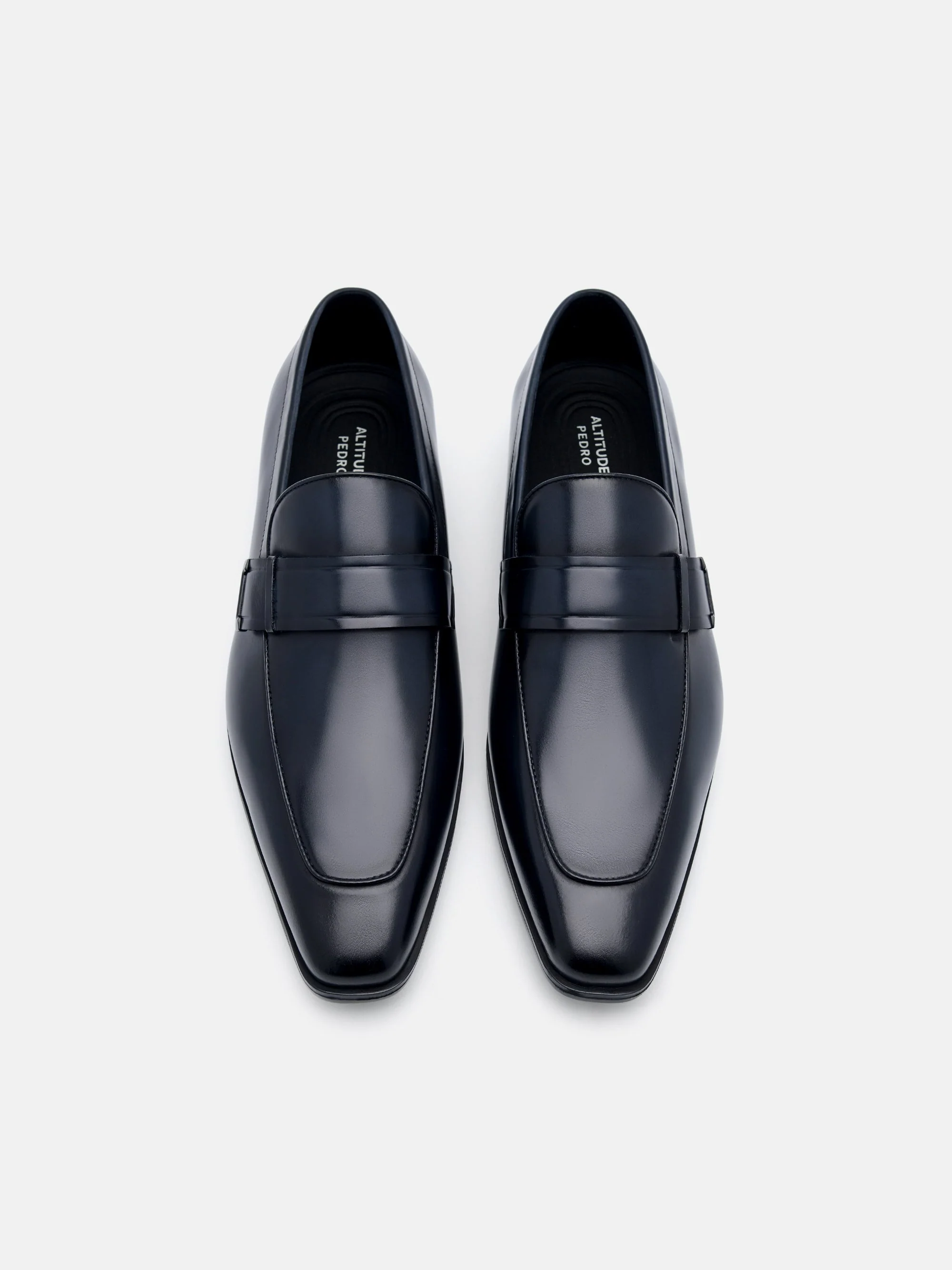 Altitude Lightweight Leather Penny Loafers - Image 4