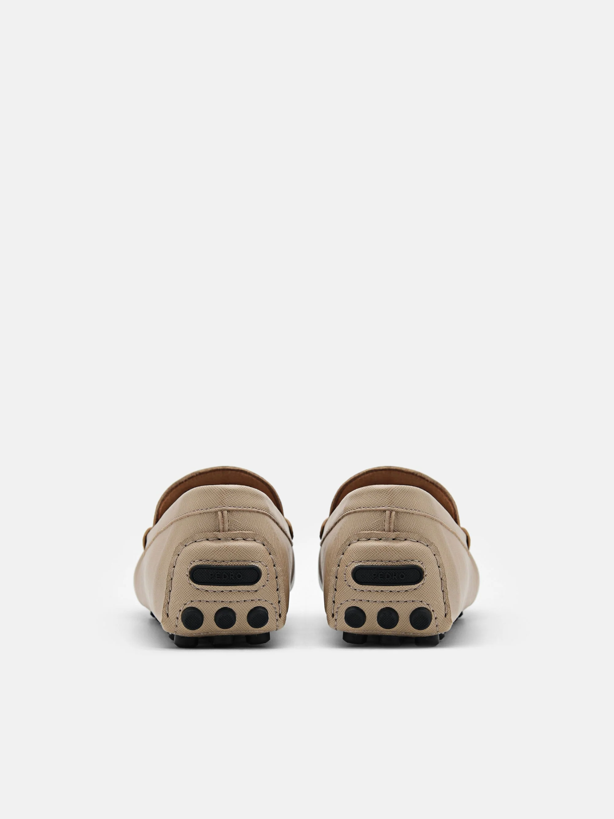 Steven Leather Horsebit Driving Shoes - Image 3