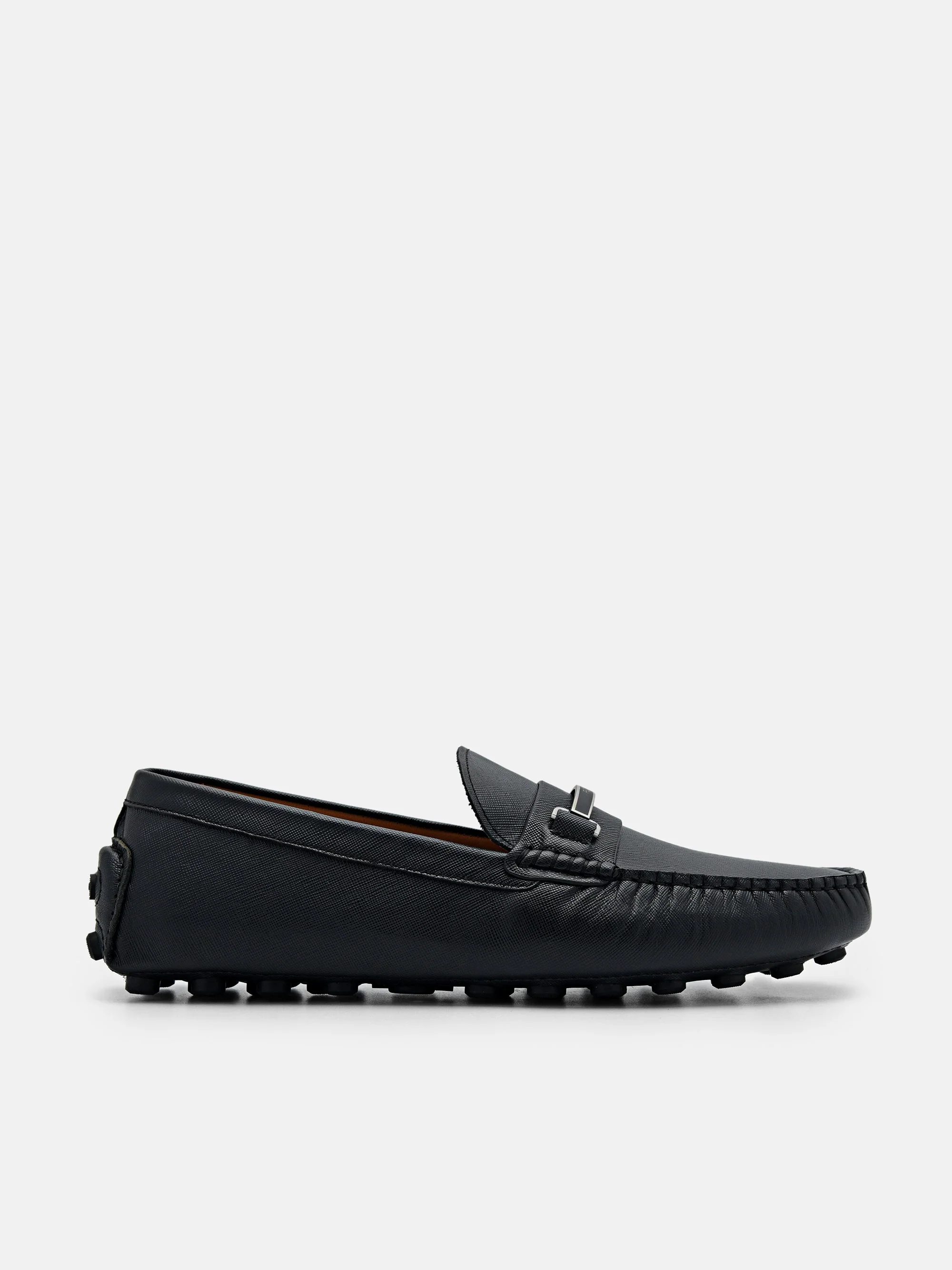 Steven Leather Horsebit Driving Shoes - Image 6
