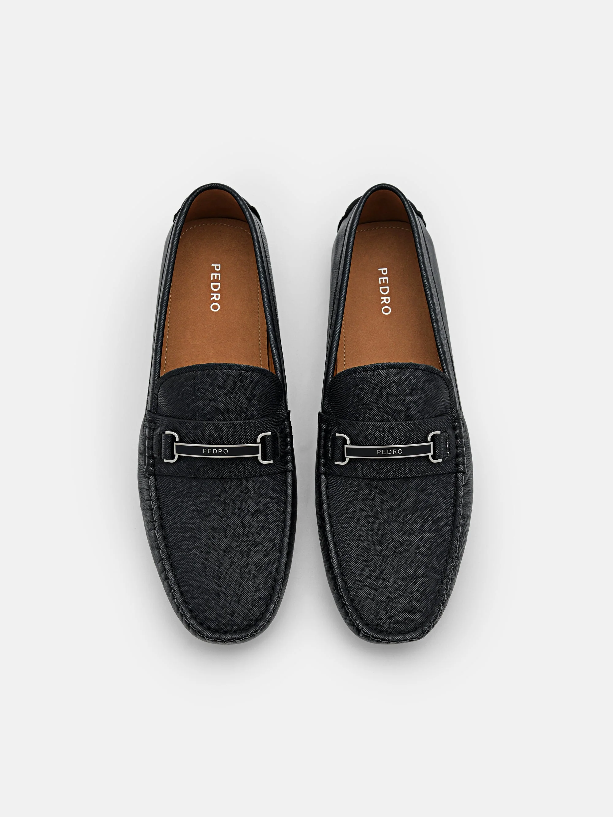 Steven Leather Horsebit Driving Shoes - Image 9