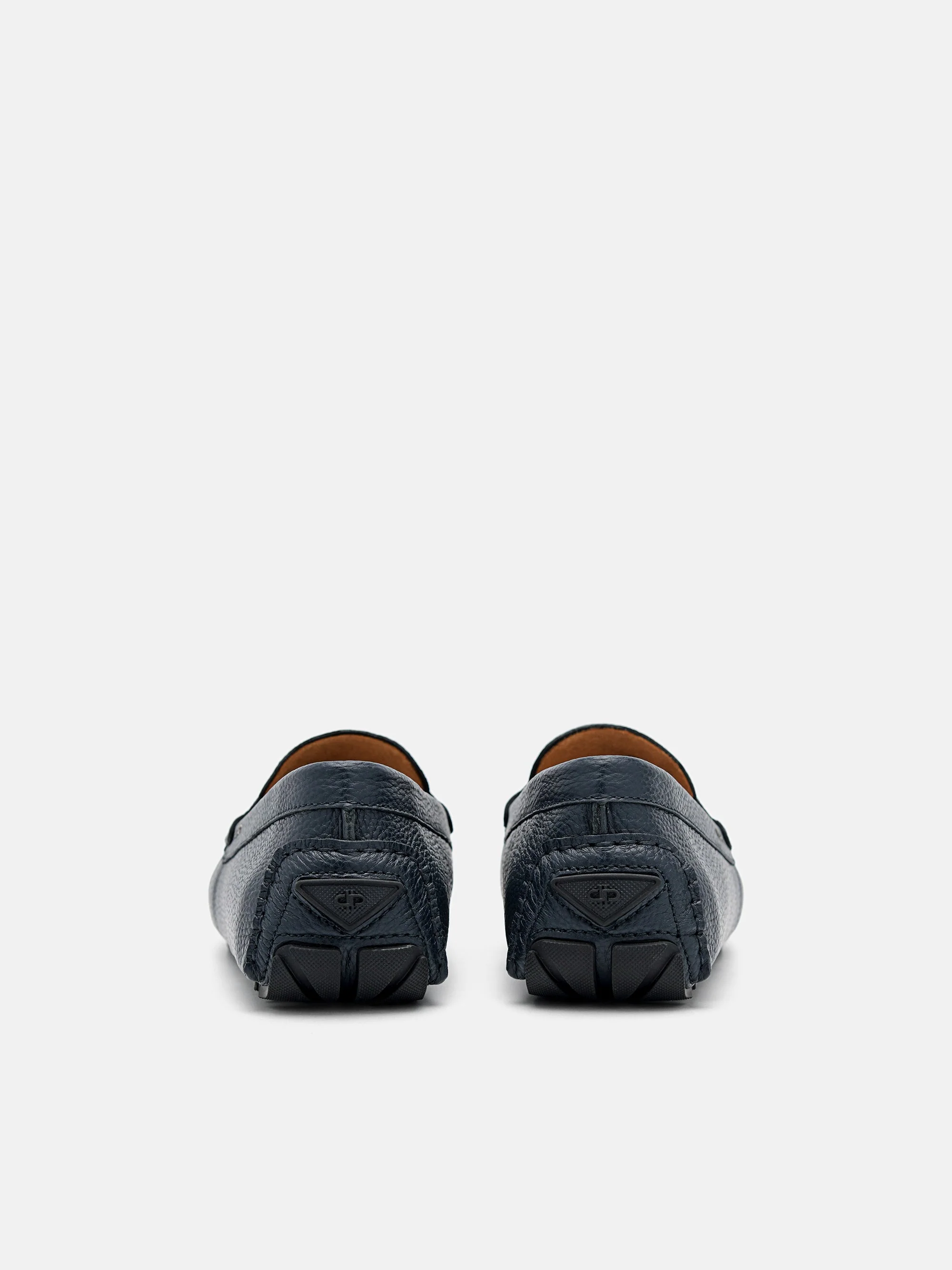 Embossed Leather Driving Shoes - Image 3