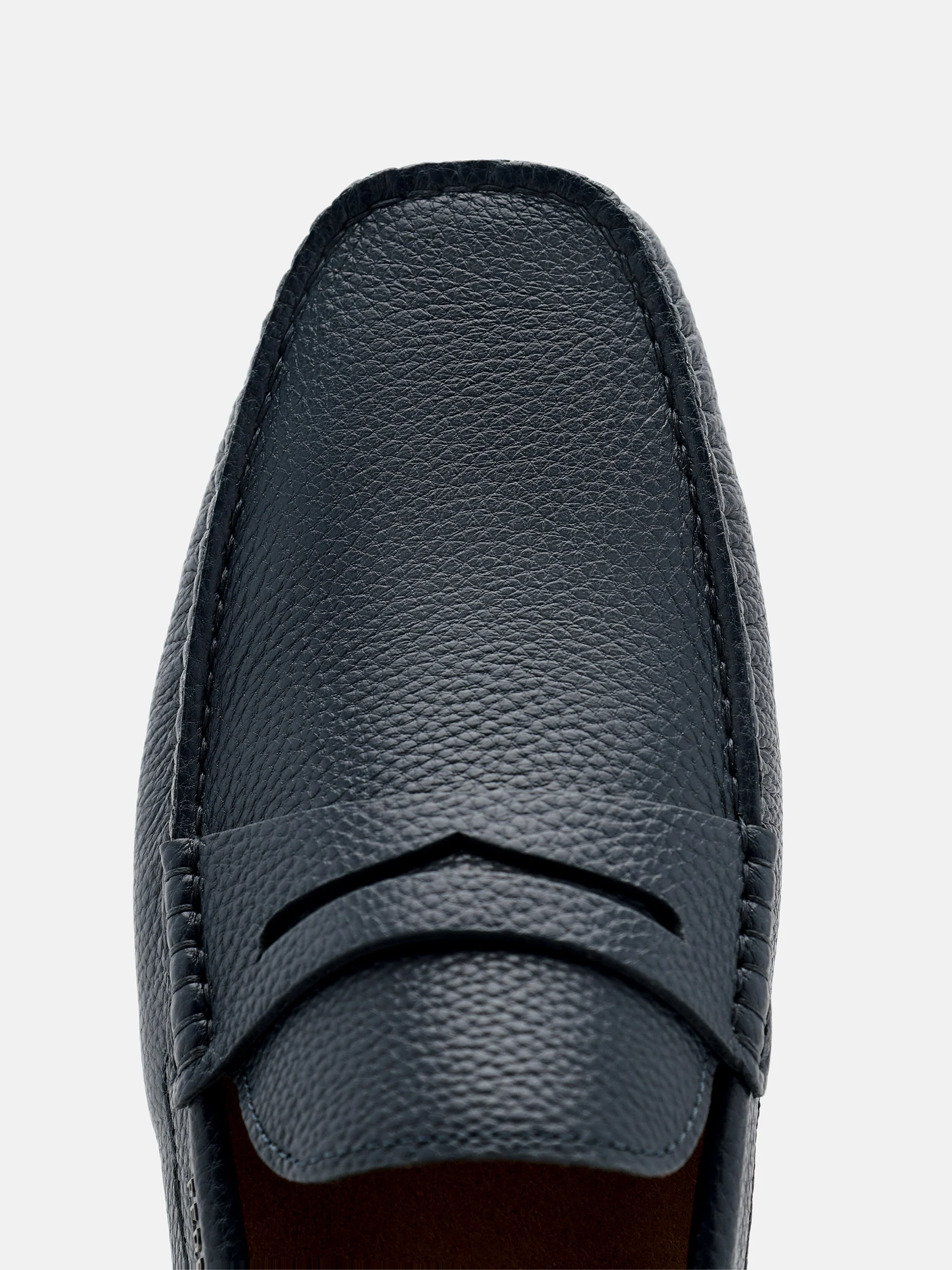 Embossed Leather Driving Shoes - Image 5