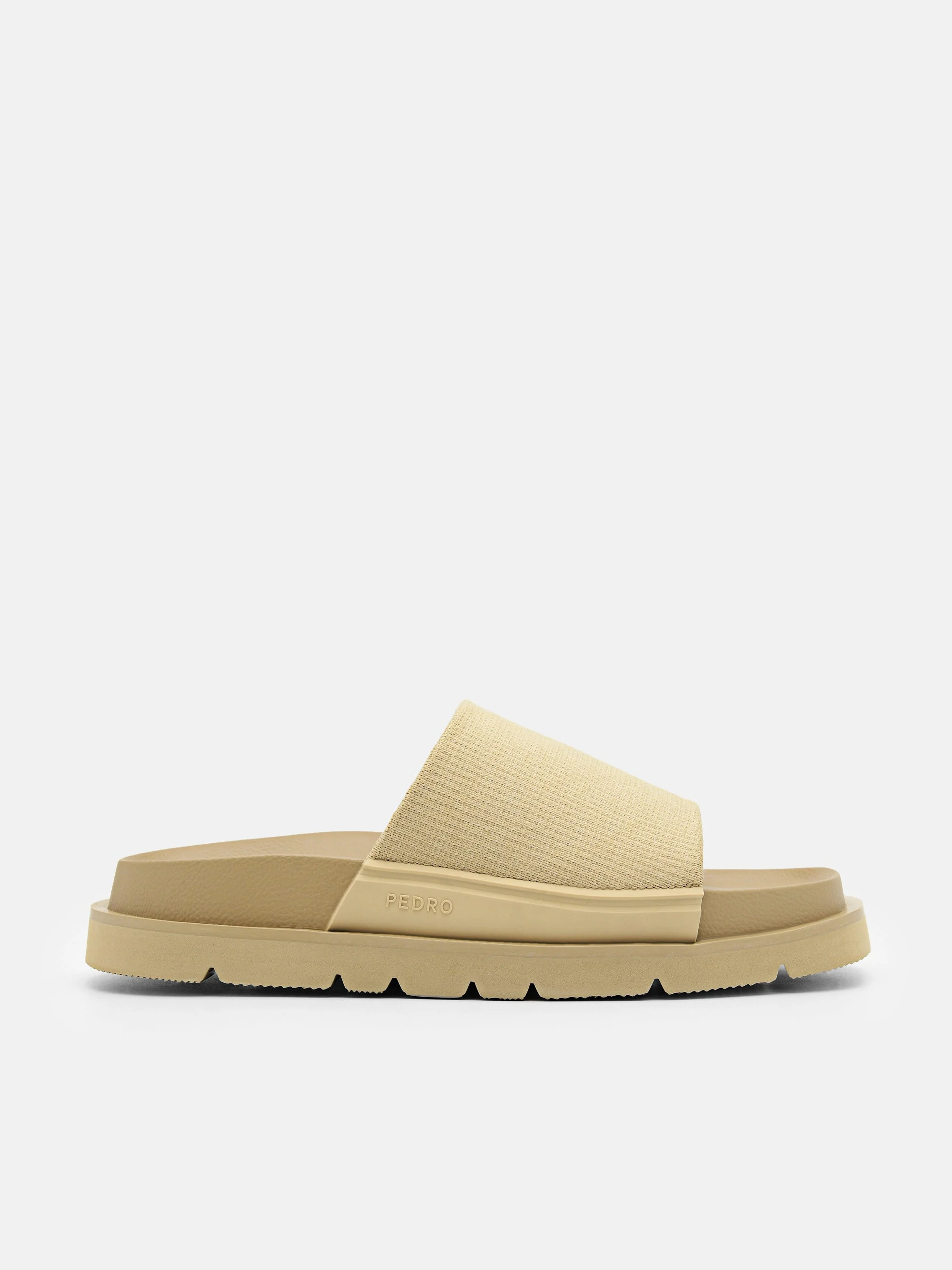 Knitted Fabric Slide Sandals