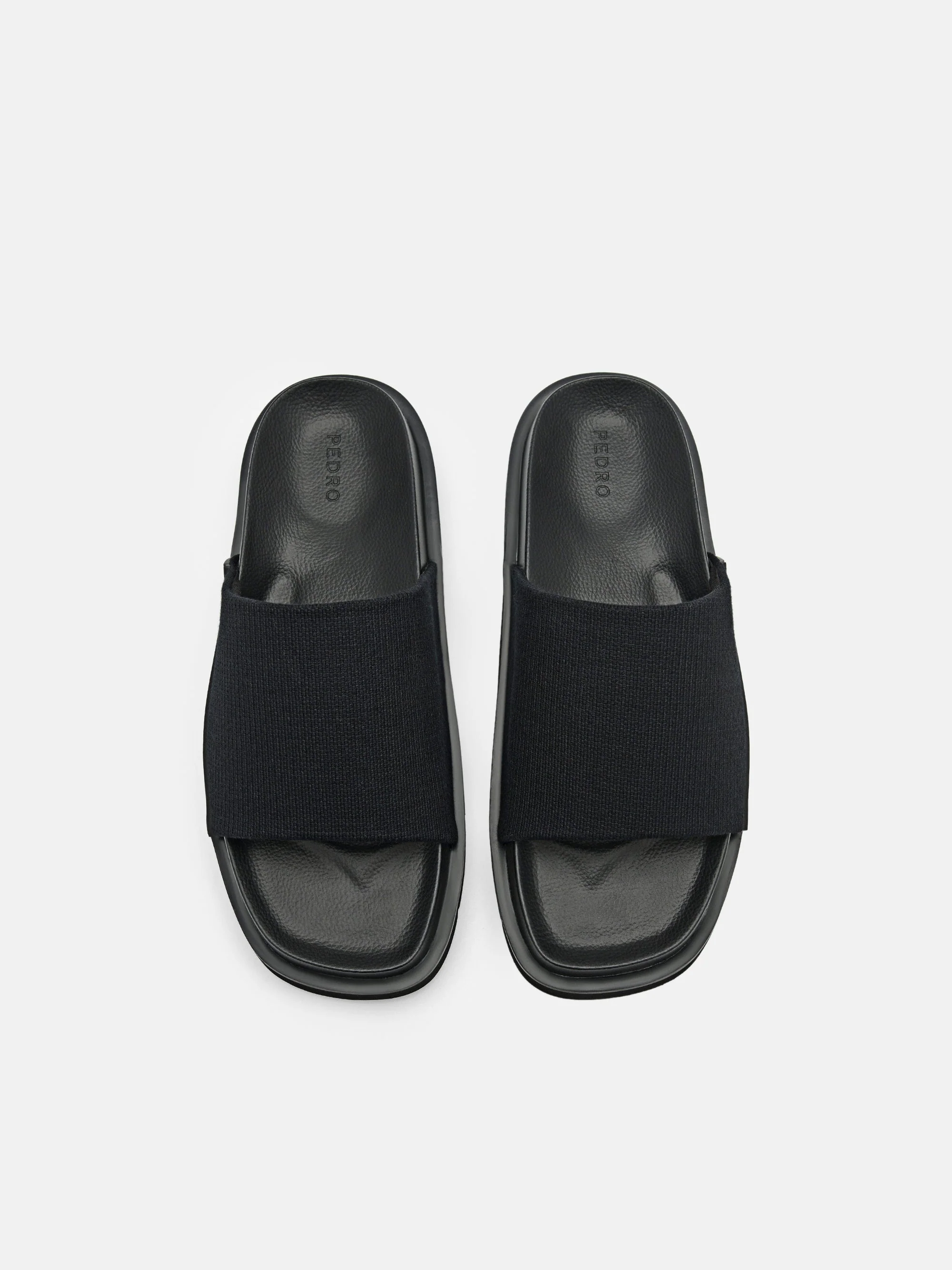 Knitted Fabric Slide Sandals - Image 8