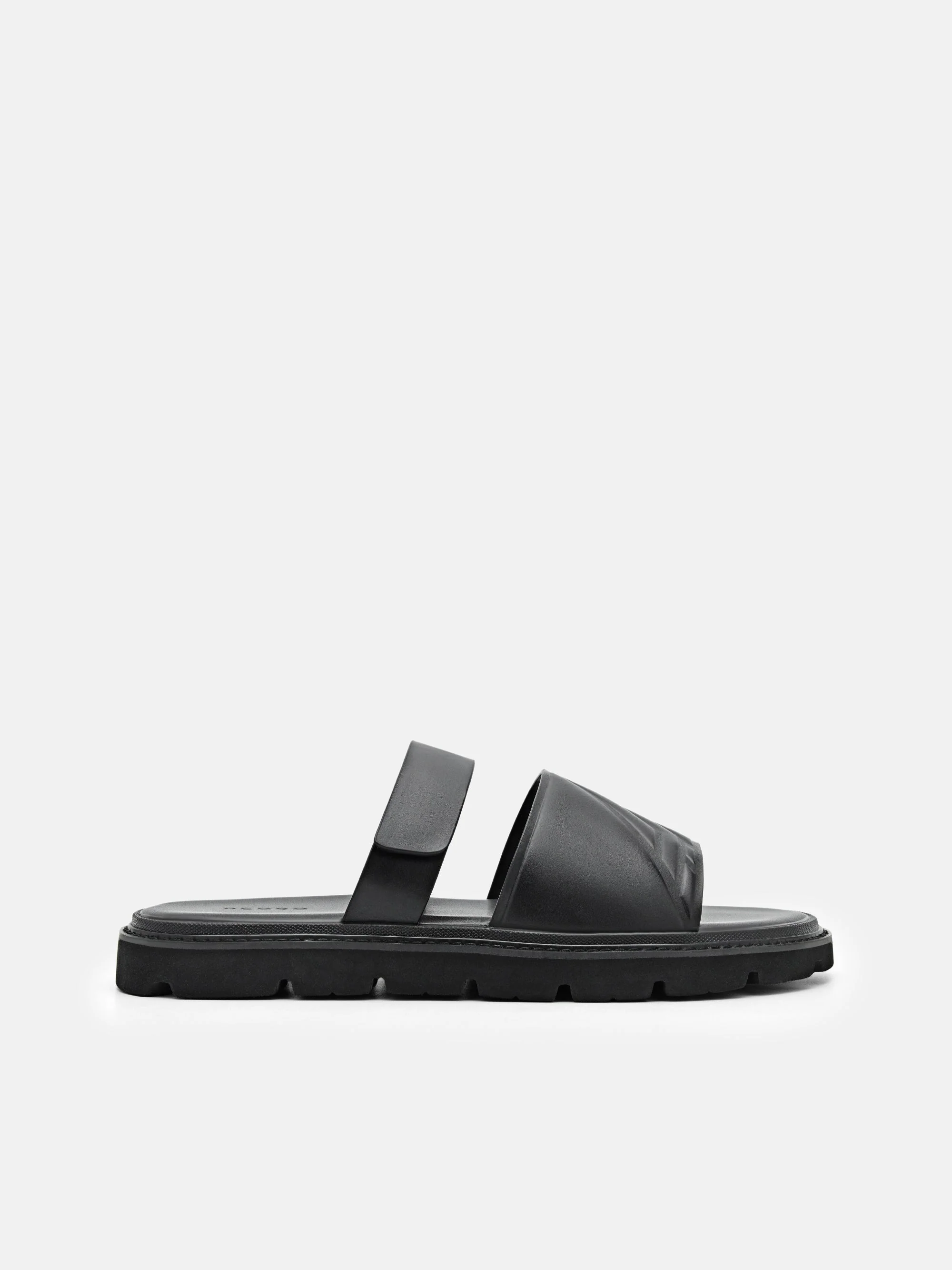 Textured Slide Sandals