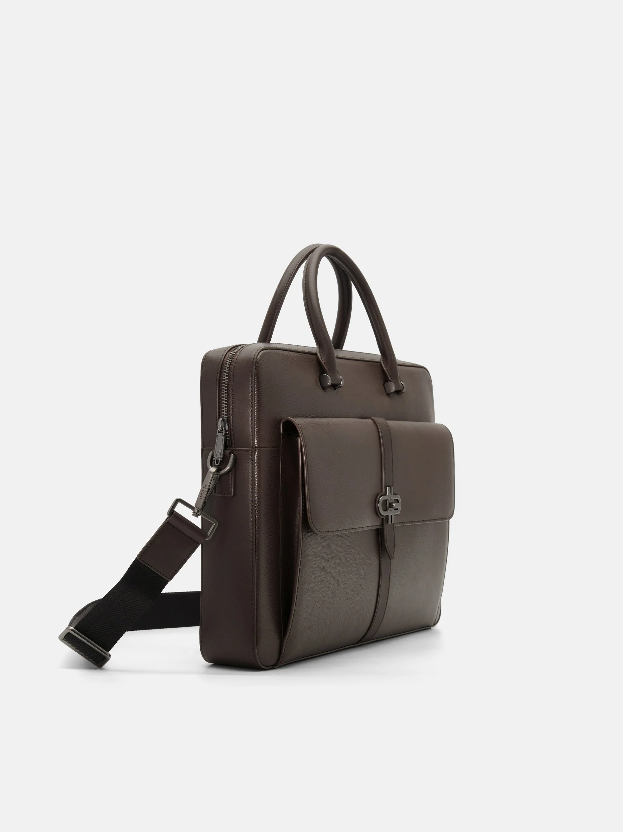 Saffiano Leather Briefcase - Image 17