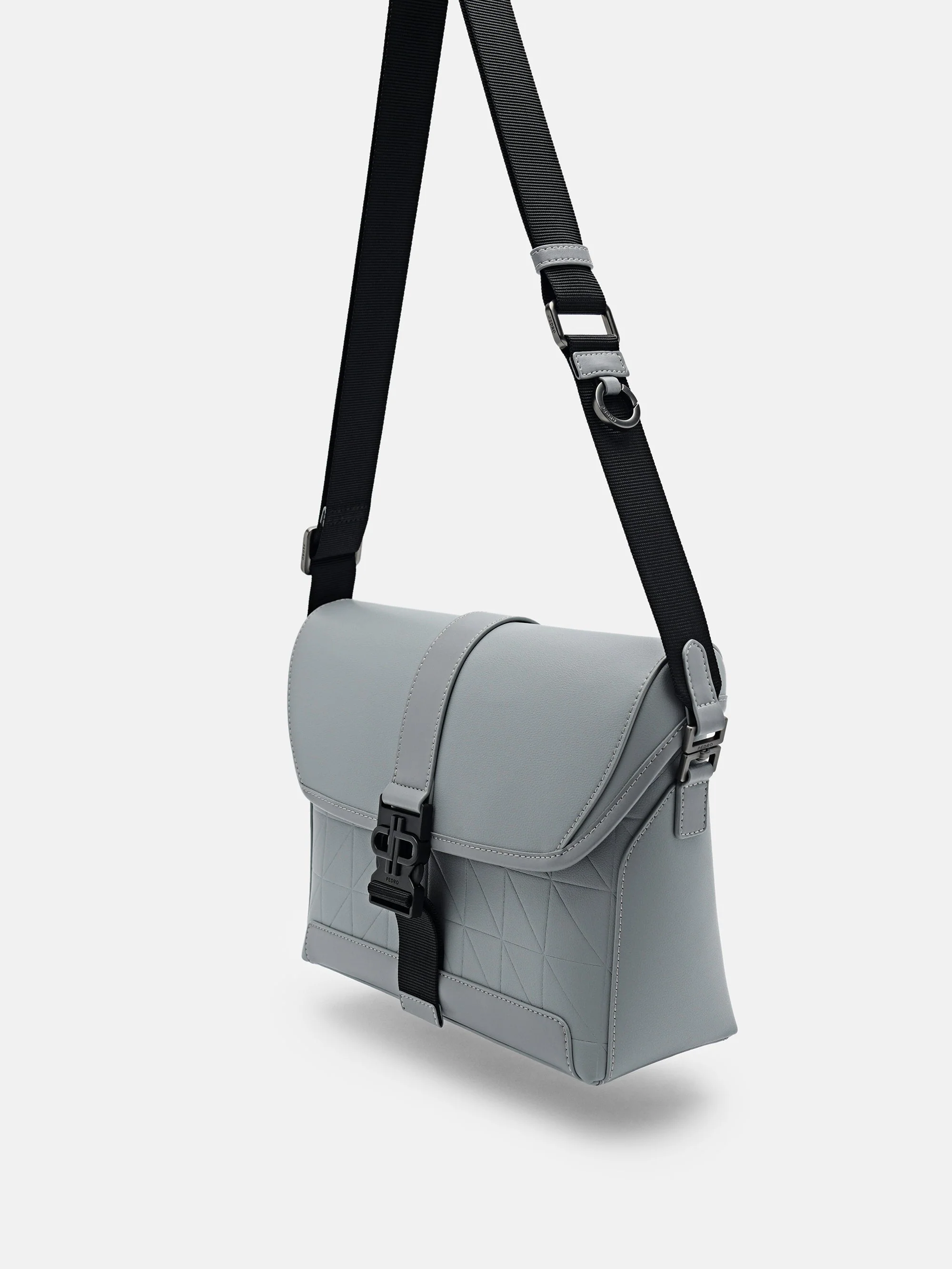 PEDRO Icon Leather Messenger Bag - Image 4