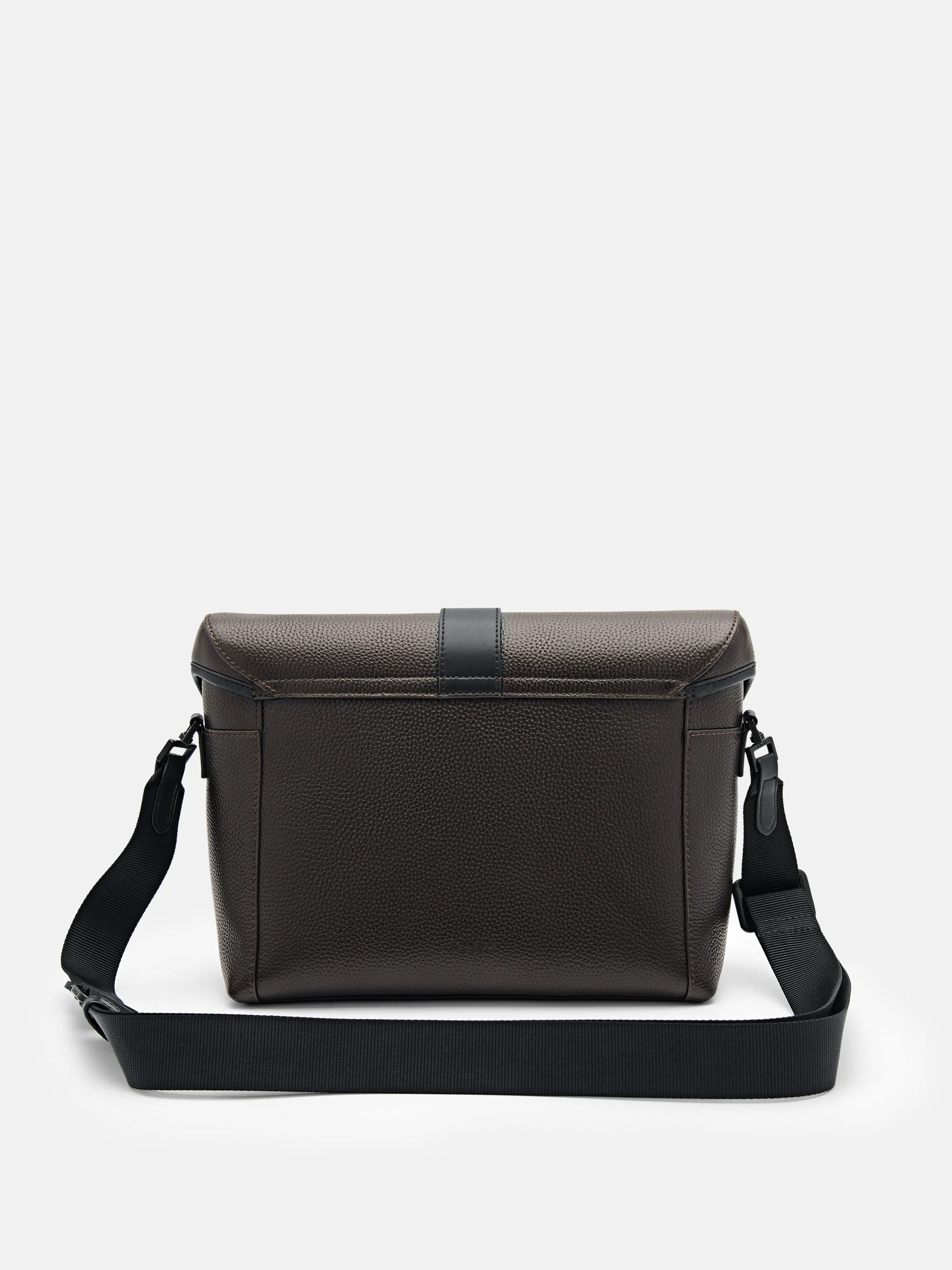 PEDRO Icon Leather Messenger Bag - Image 9
