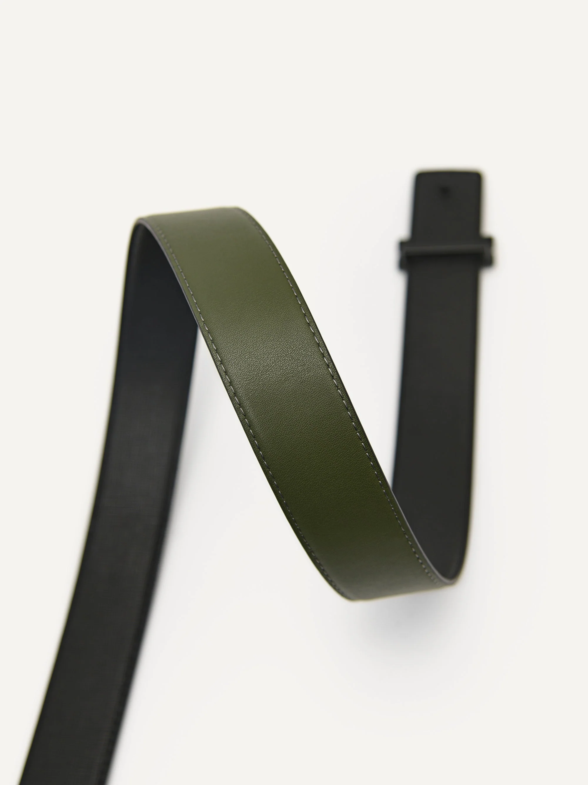 PEDRO Icon Reversible Leather Tang Belt - Image 4