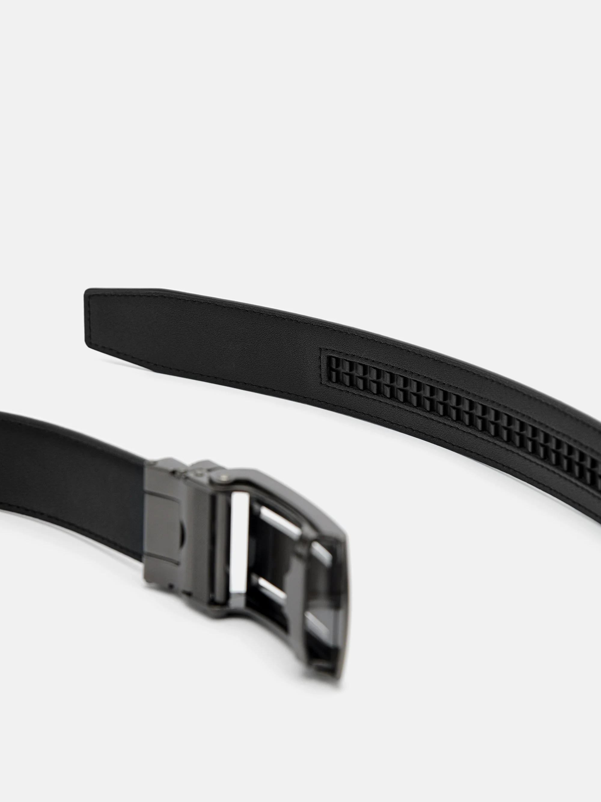 Embossed Leather Automatic Belt - Image 3