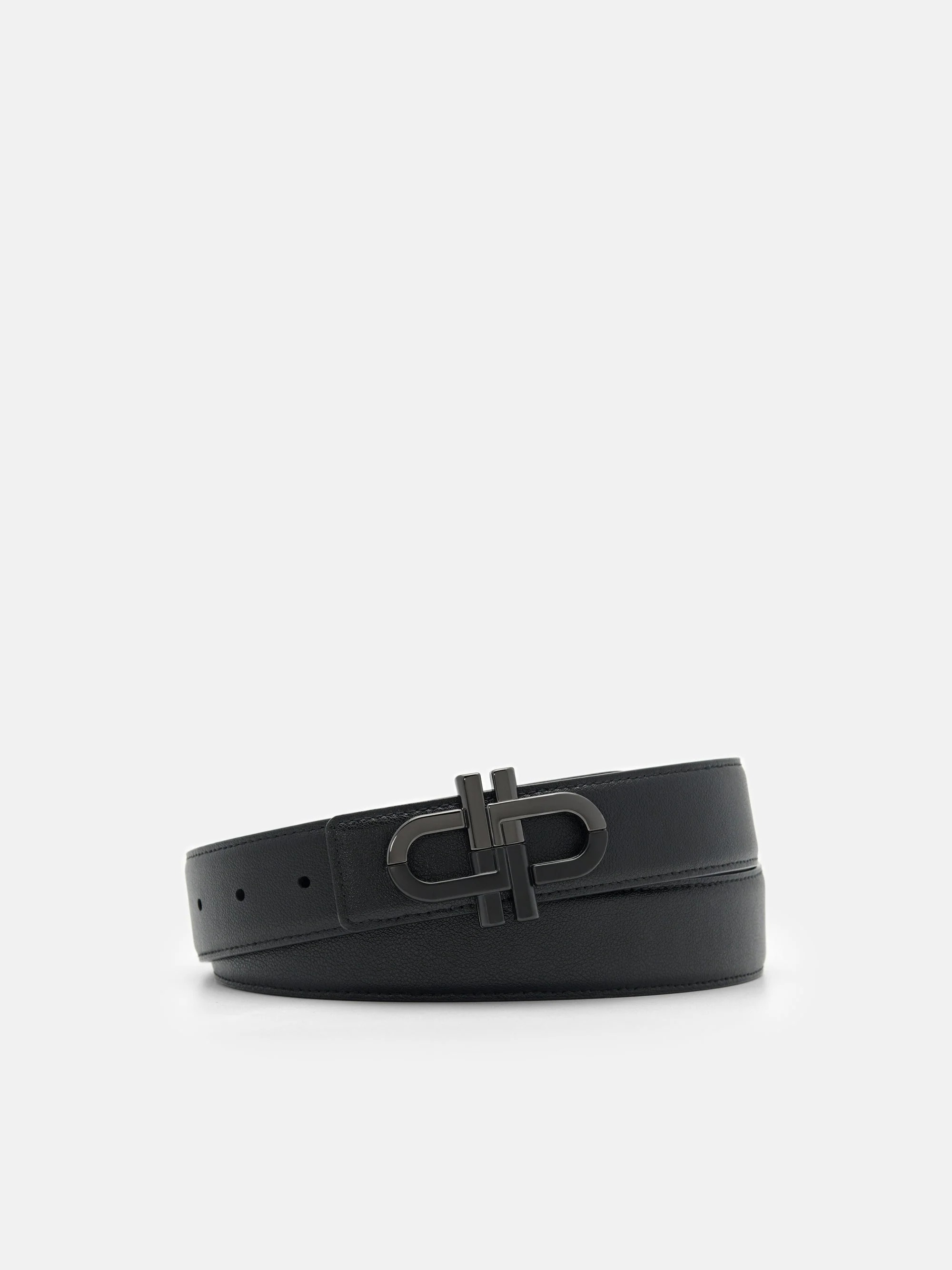 Saffiano Leather Reversible Tang Belt
