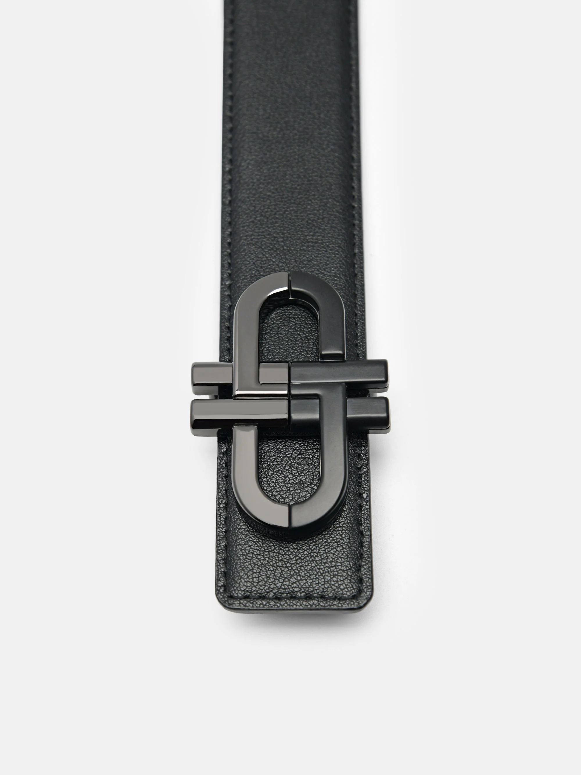 Saffiano Leather Reversible Tang Belt - Image 3