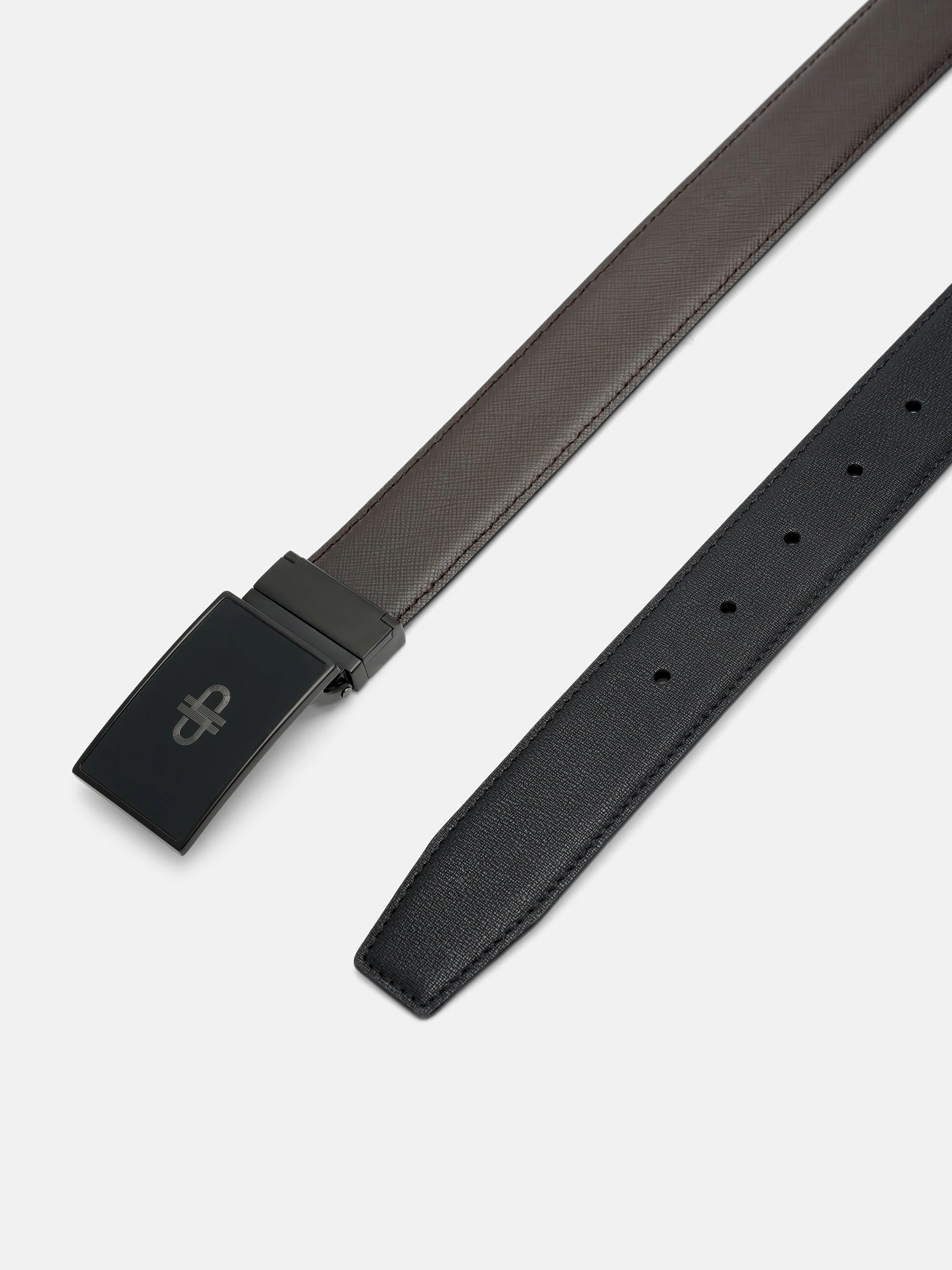 Leather Reversible Tang Belt - Image 4