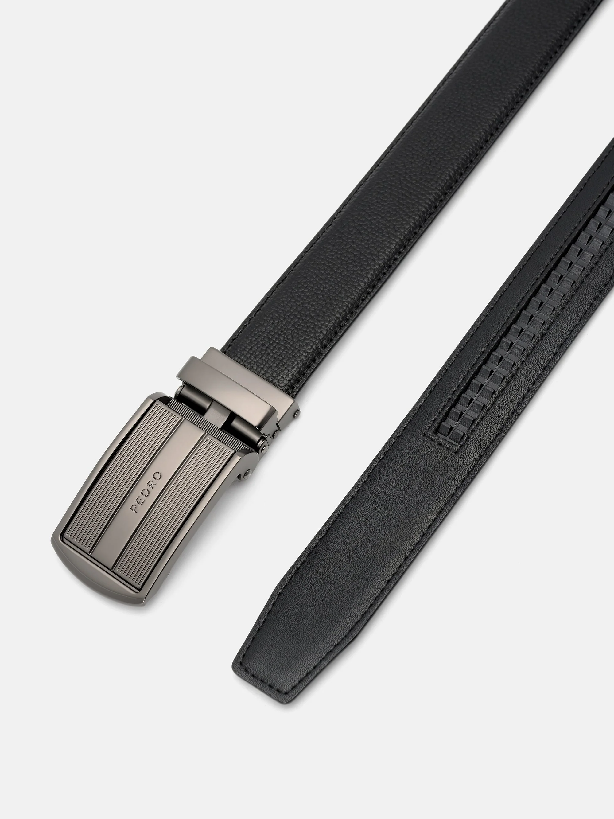 Embossed Leather Automatic Belt - Image 4