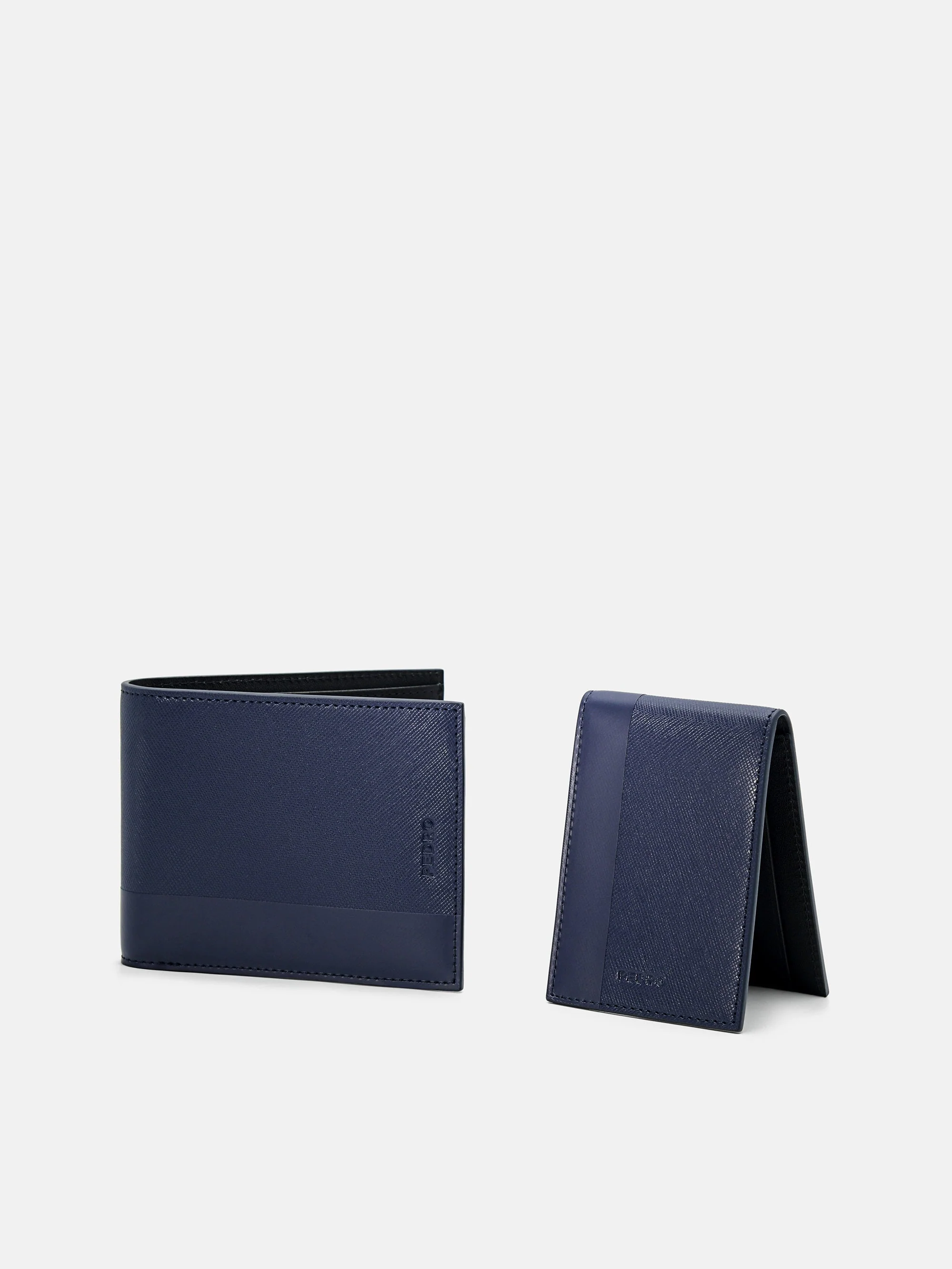 Saffiano Leather Bi-Fold Wallet with Insert - Image 4