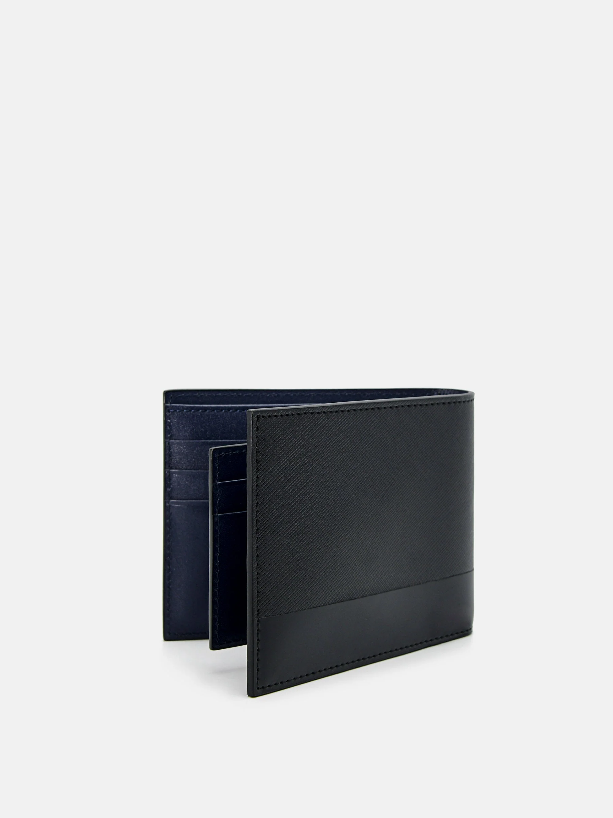 Saffiano Leather Bi-Fold Wallet with Insert - Image 6