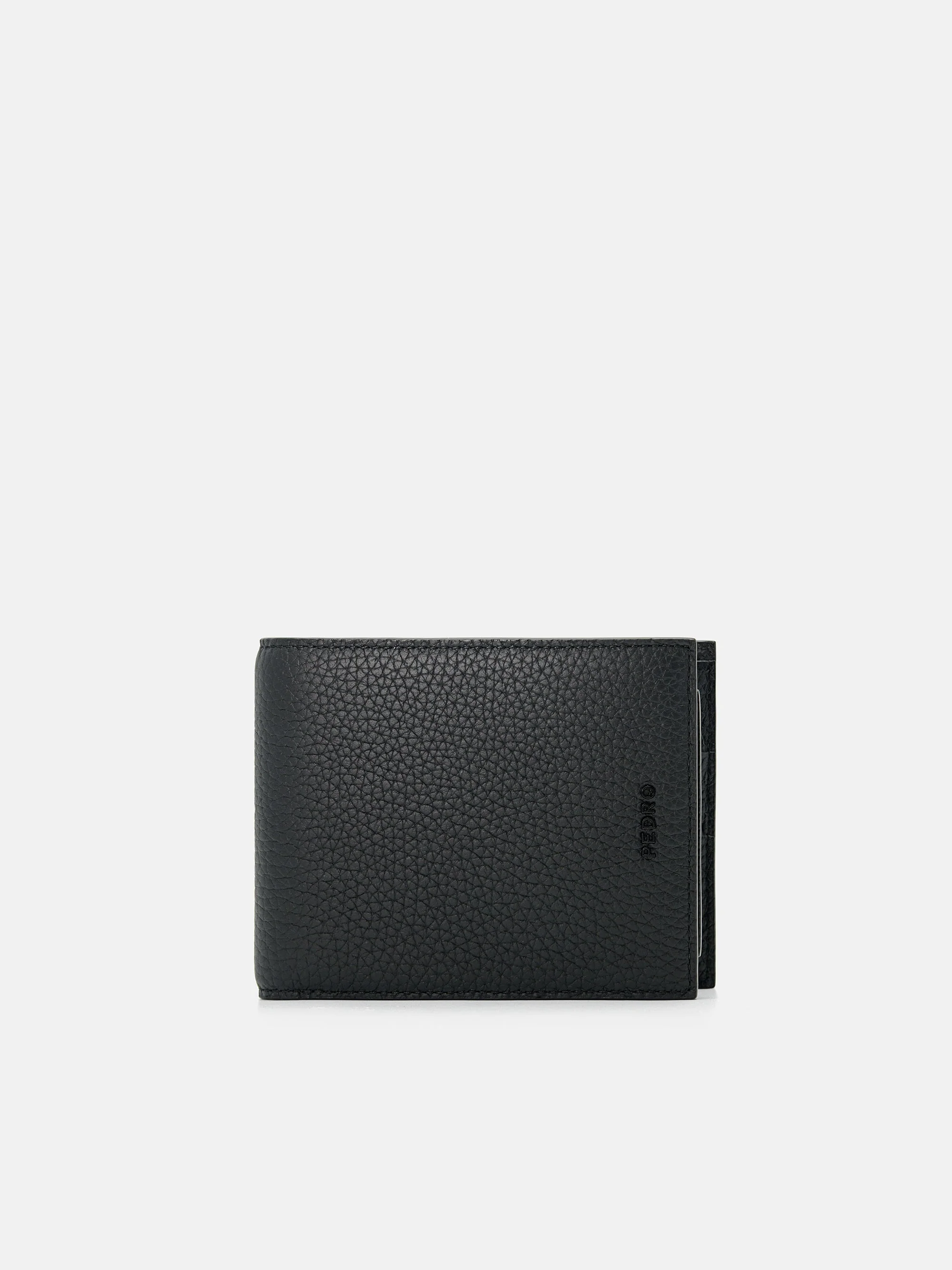 Embossed Leather Bi-Fold Wallet with Insert