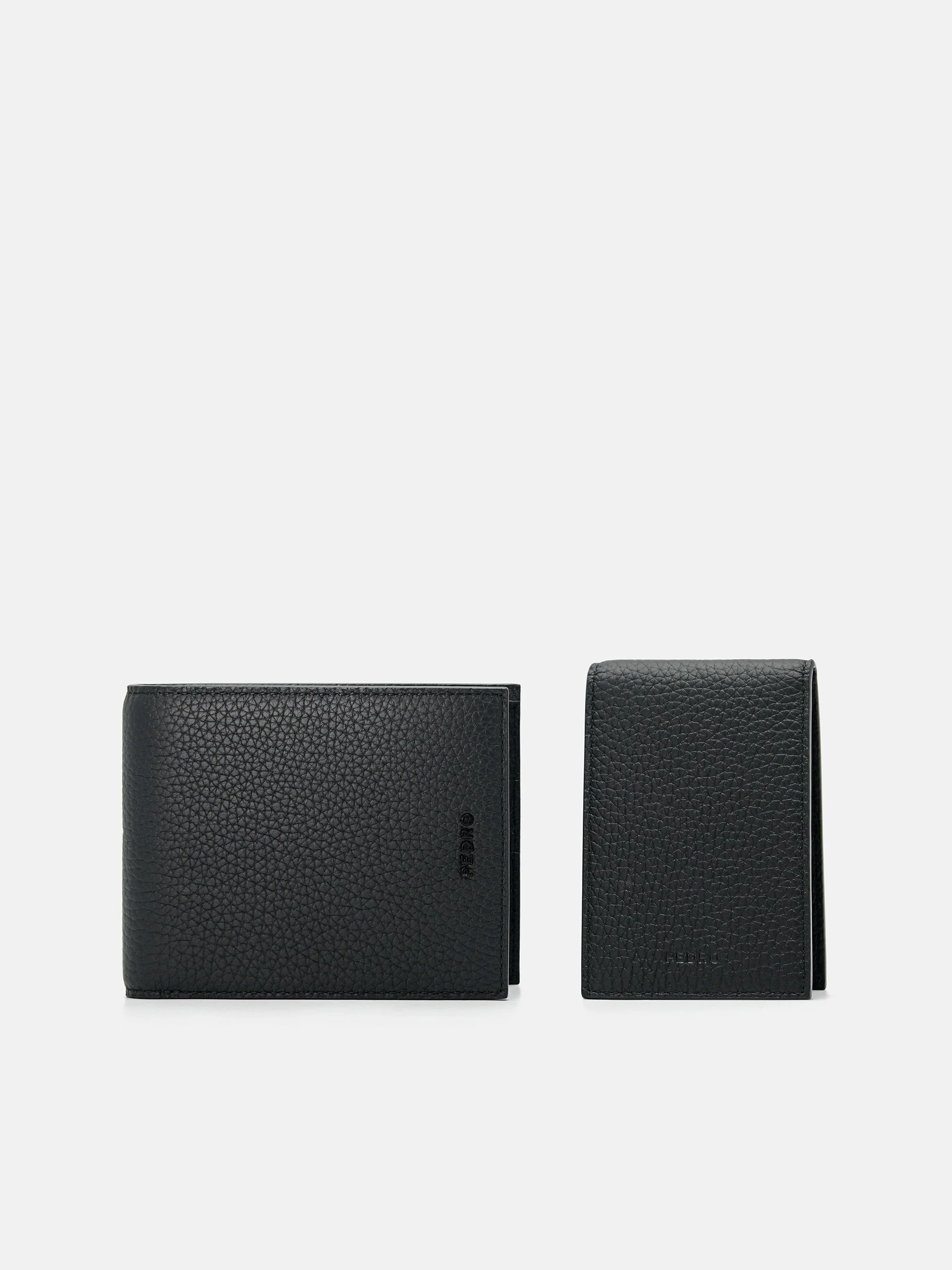 Embossed Leather Bi-Fold Wallet with Insert - Image 2