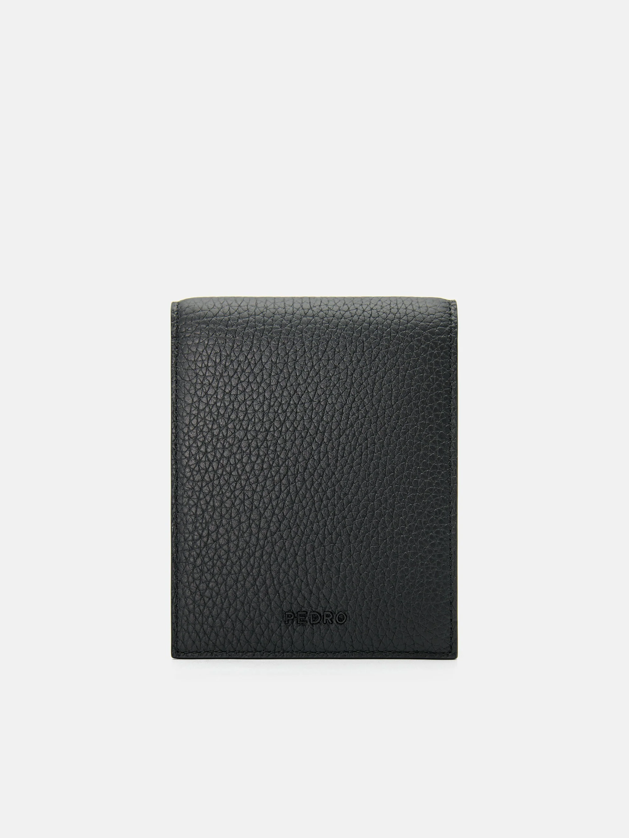 Embossed Leather Bi-Fold Wallet with Insert - Image 3