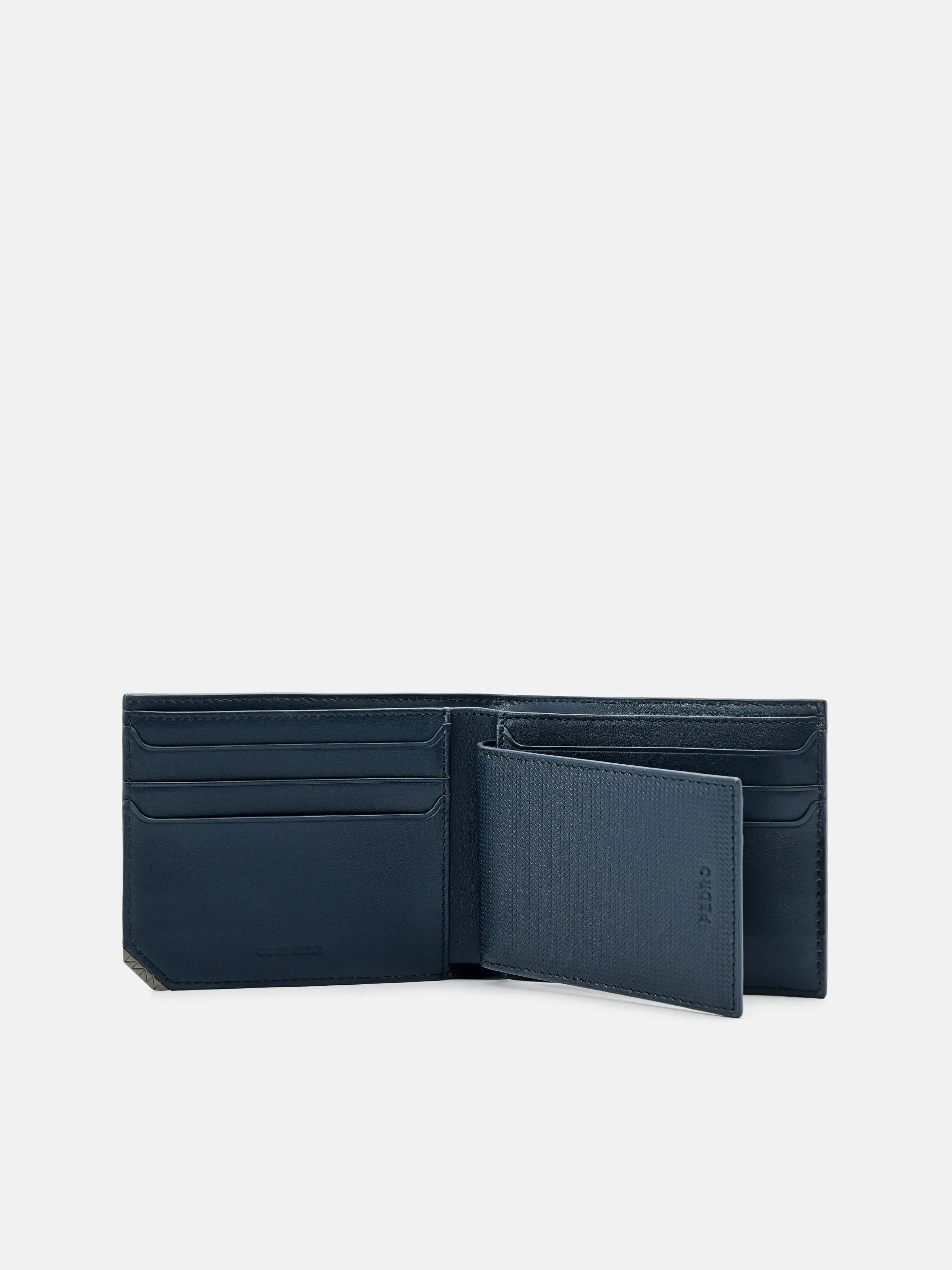 Leather Bi-Fold Wallet with Insert in Pixel - Image 3