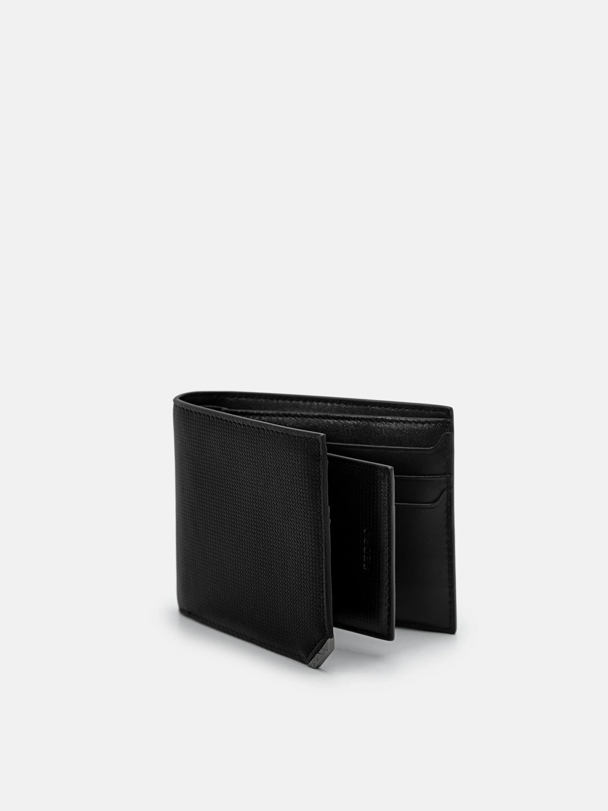 Leather Bi-Fold Wallet with Insert in Pixel - Image 6