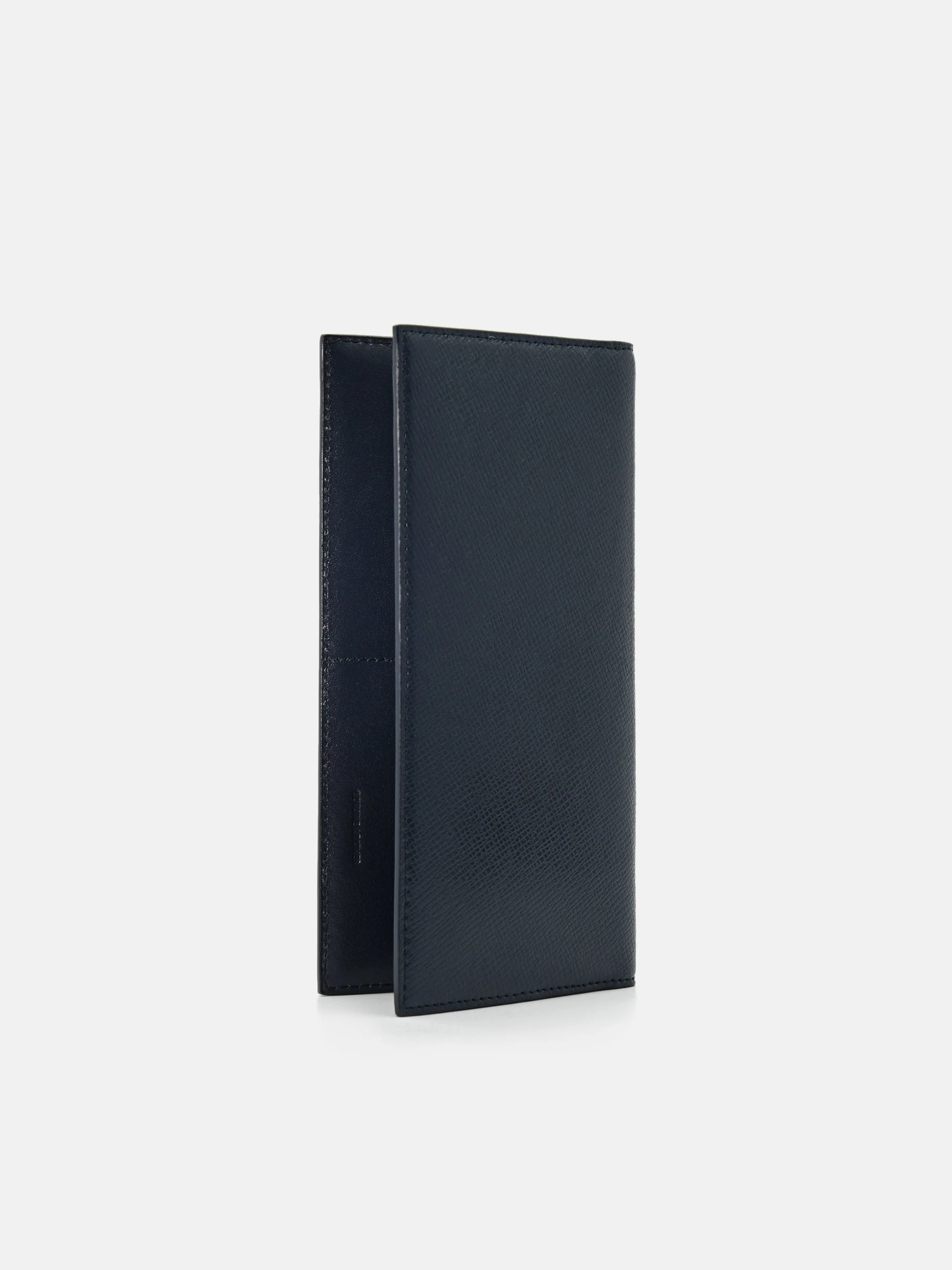 Saffiano Leather Bi-Fold Long Wallet - Image 2