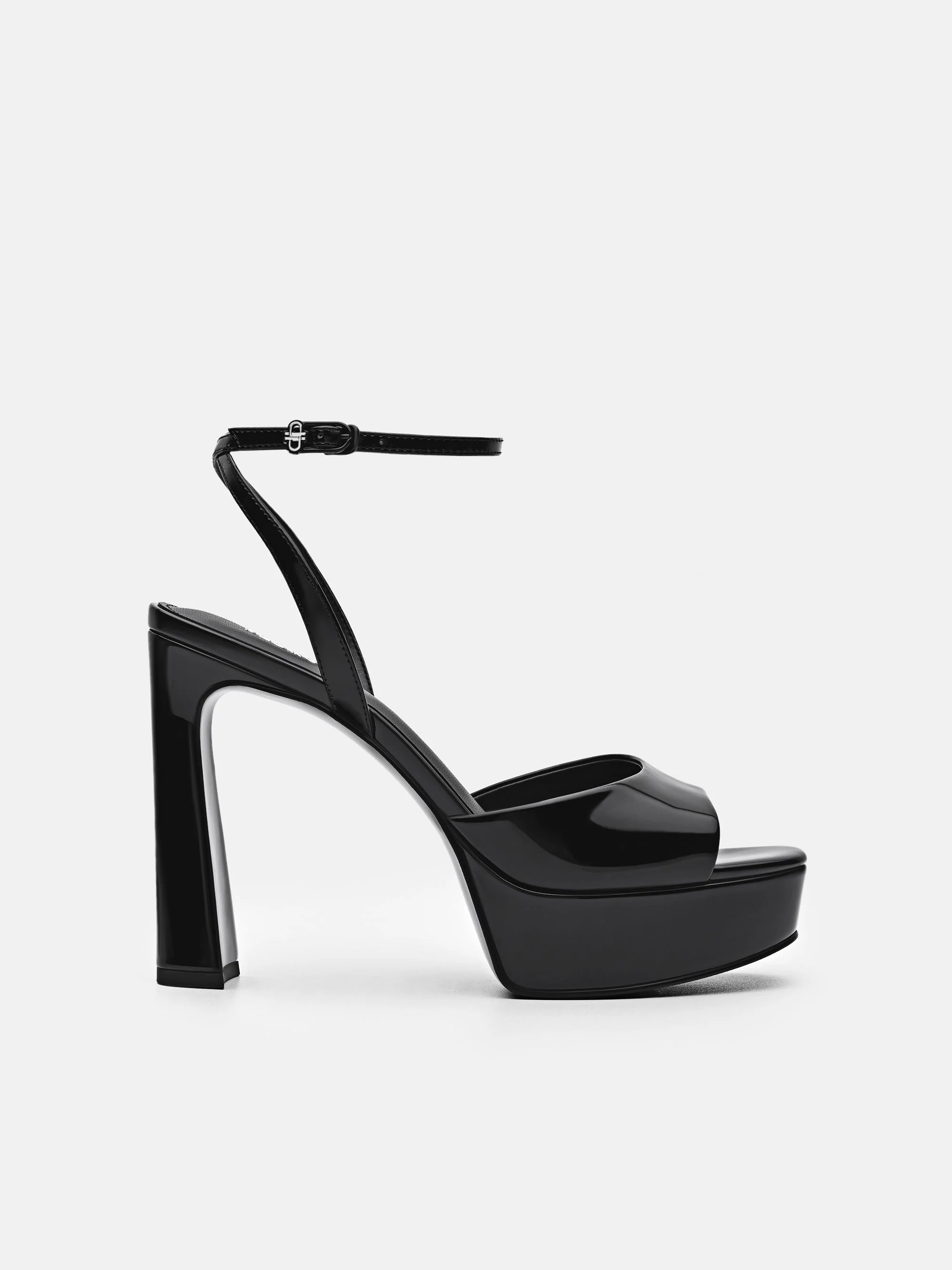 Leather Ankle Strap Heel Sandals - Image 11