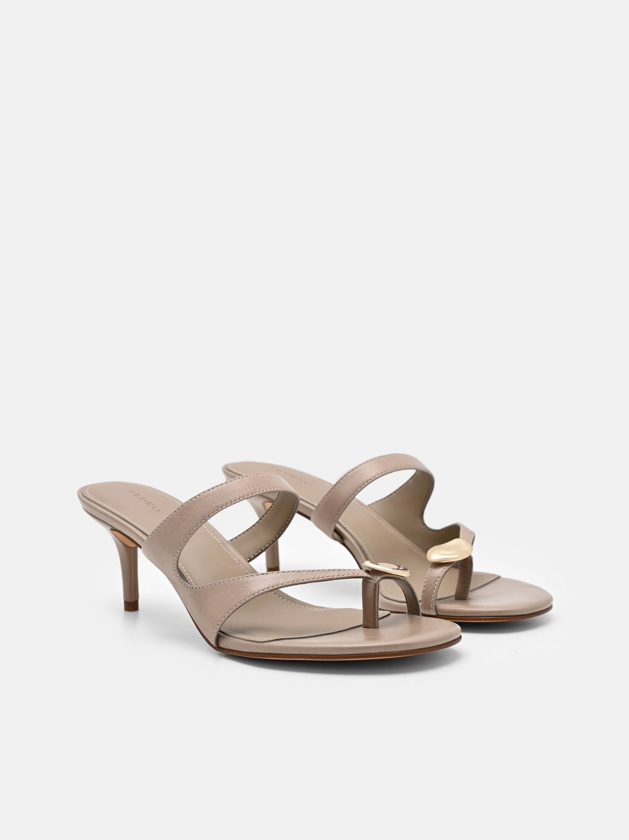 Alexis Leather Stiletto Heel Sandals - Image 2