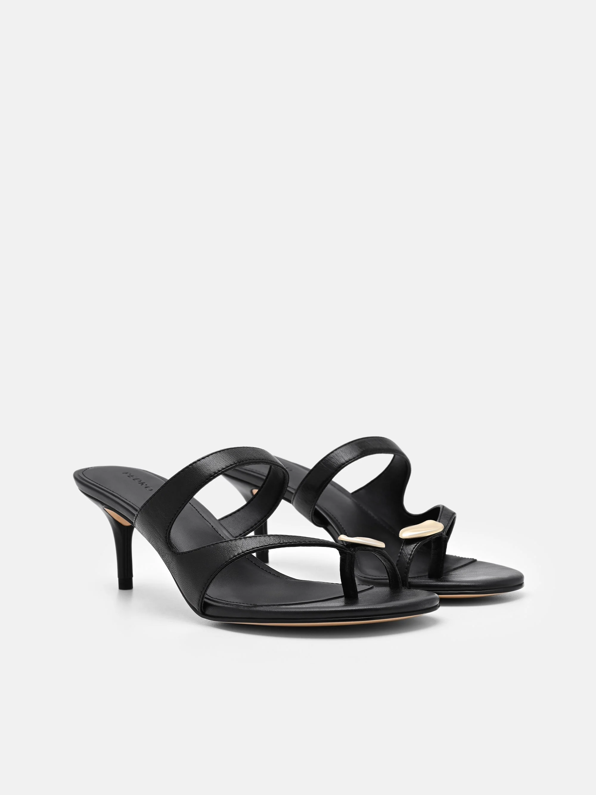 Alexis Leather Stiletto Heel Sandals - Image 7