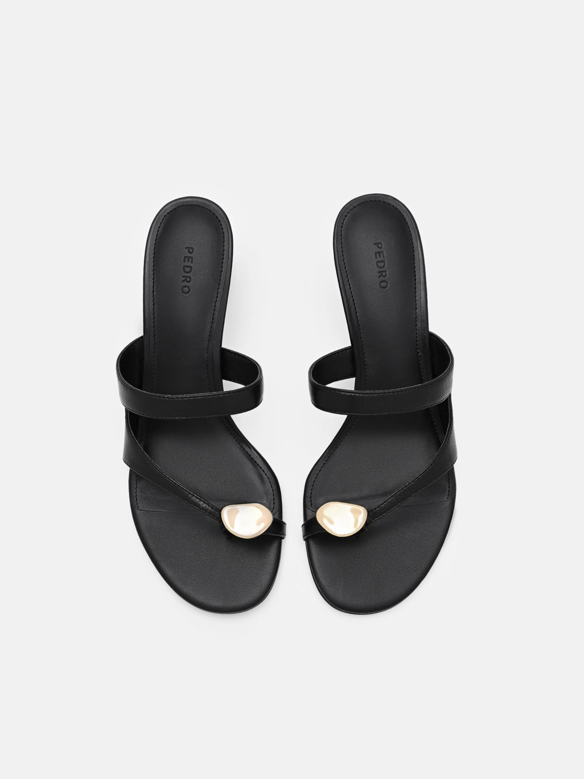 Alexis Leather Stiletto Heel Sandals - Image 8