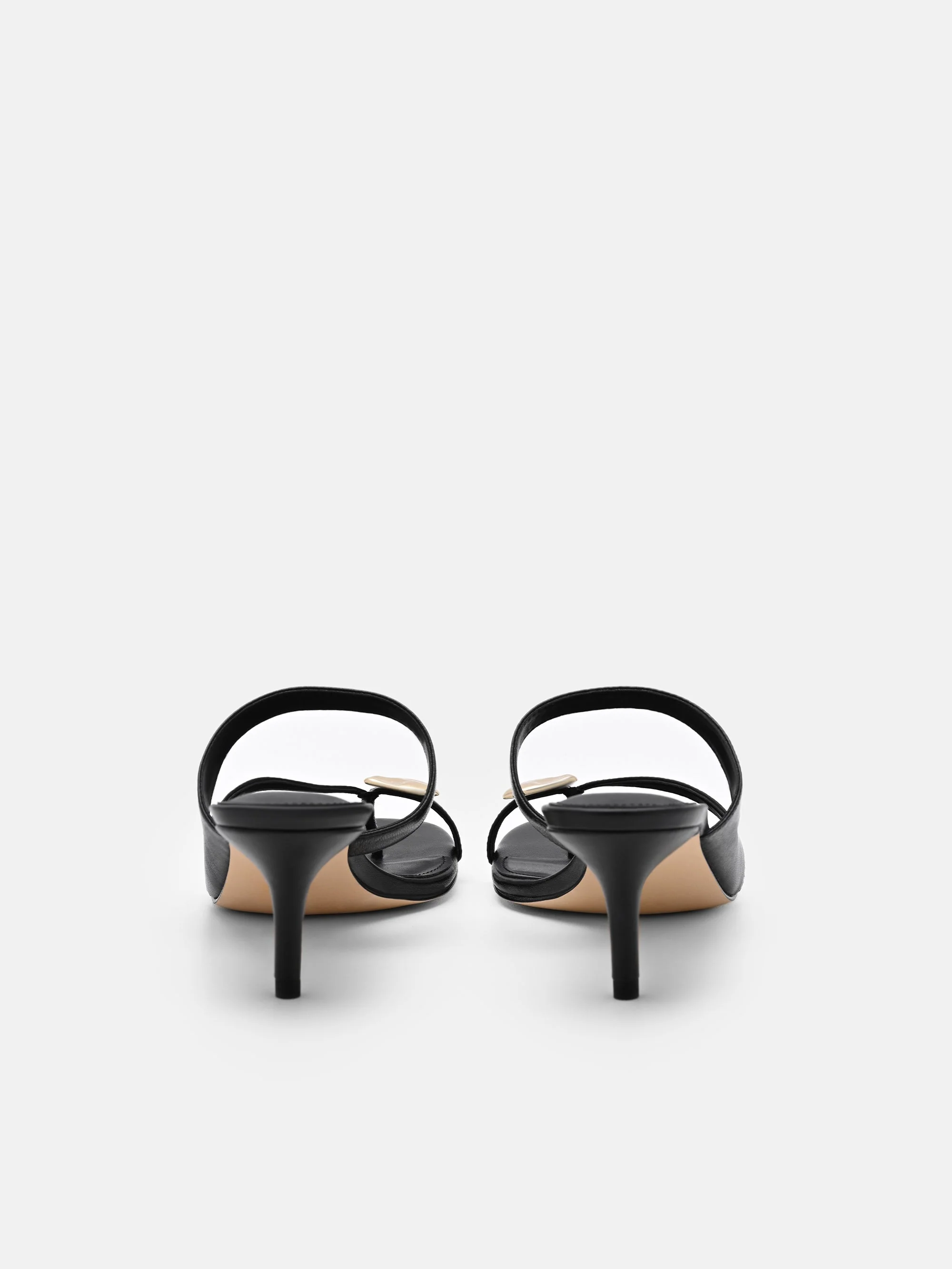 Alexis Leather Stiletto Heel Sandals - Image 9
