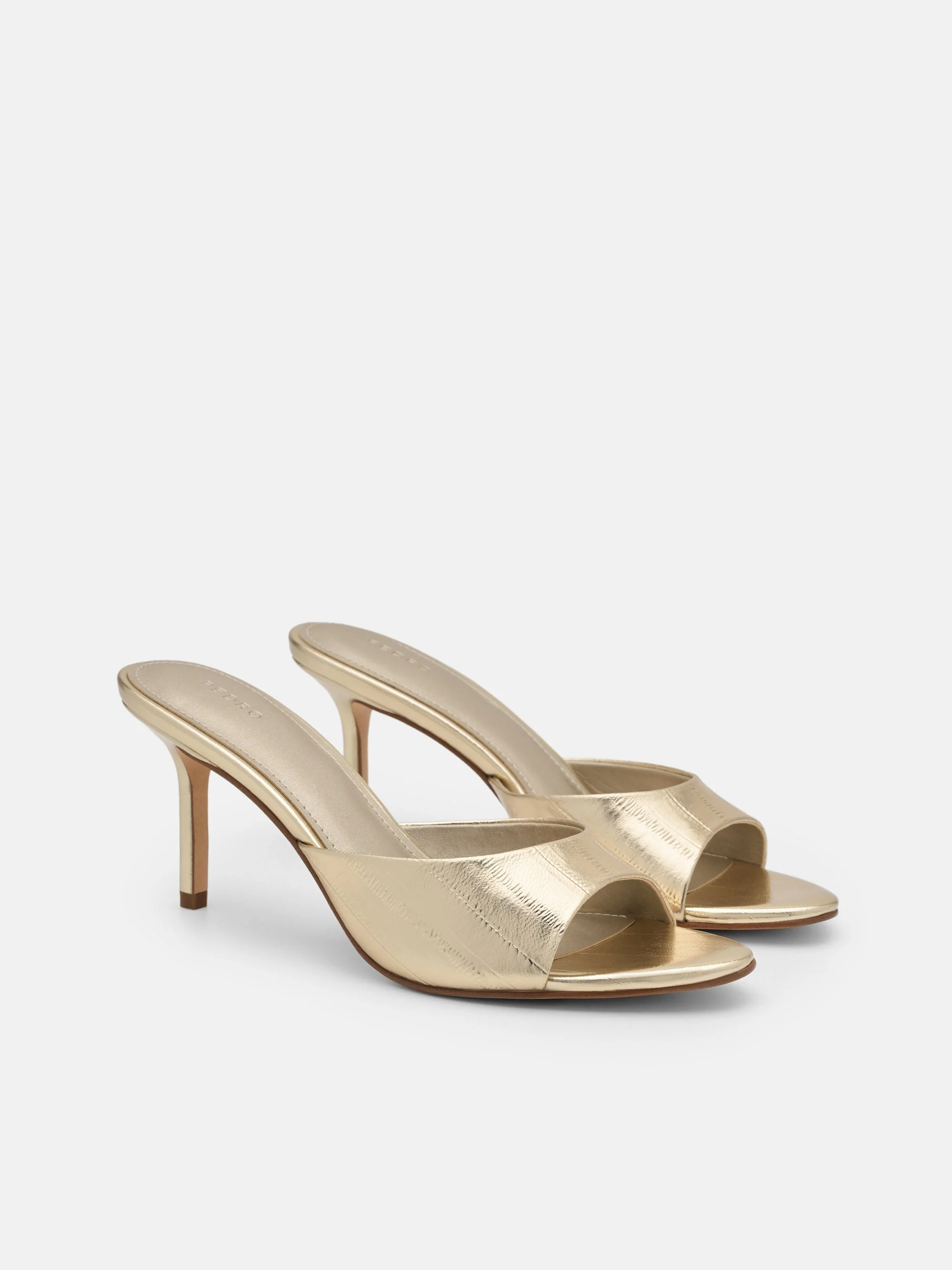 Eel Leather Heel Sandals - Image 2