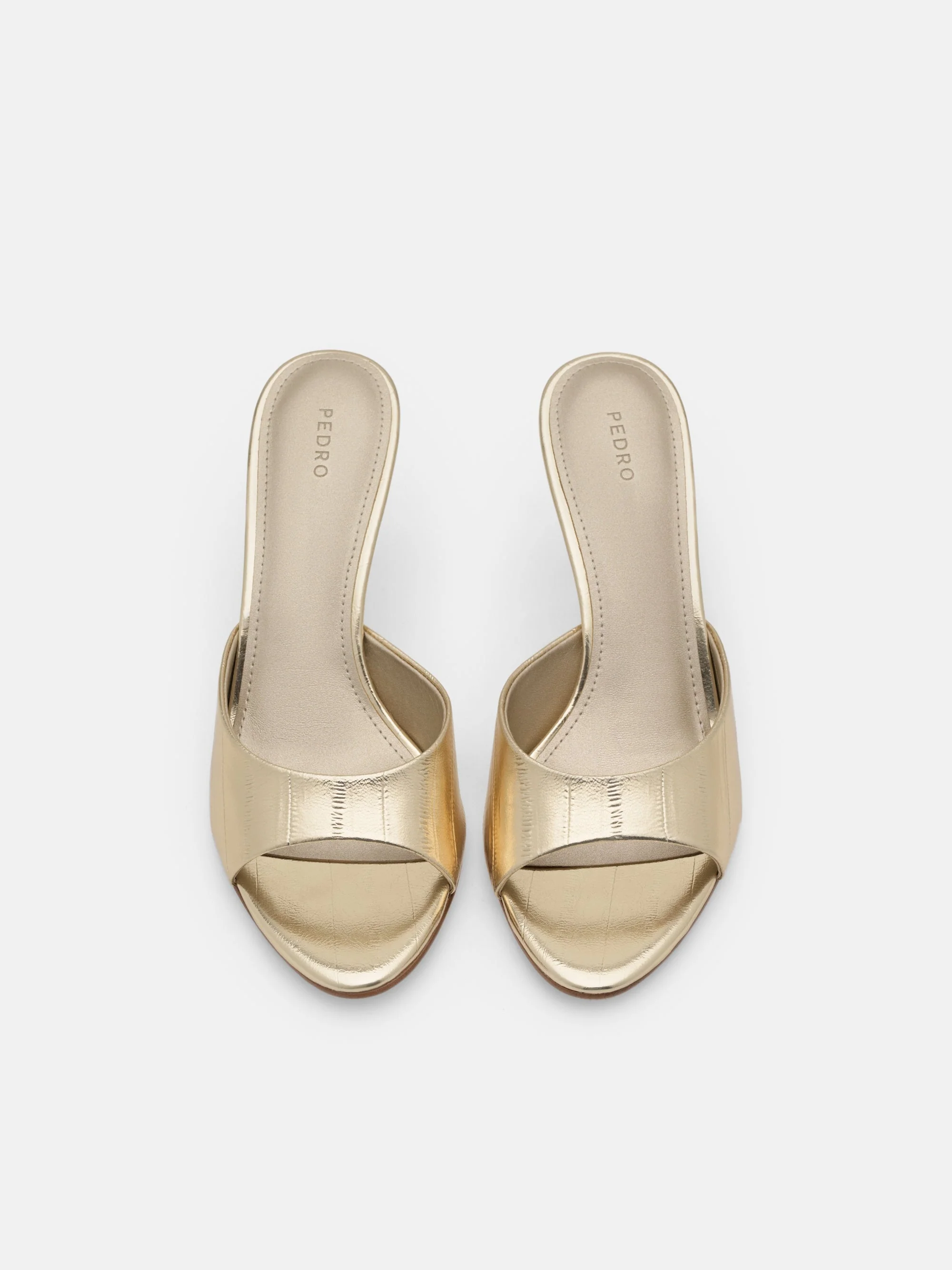 Eel Leather Heel Sandals - Image 3