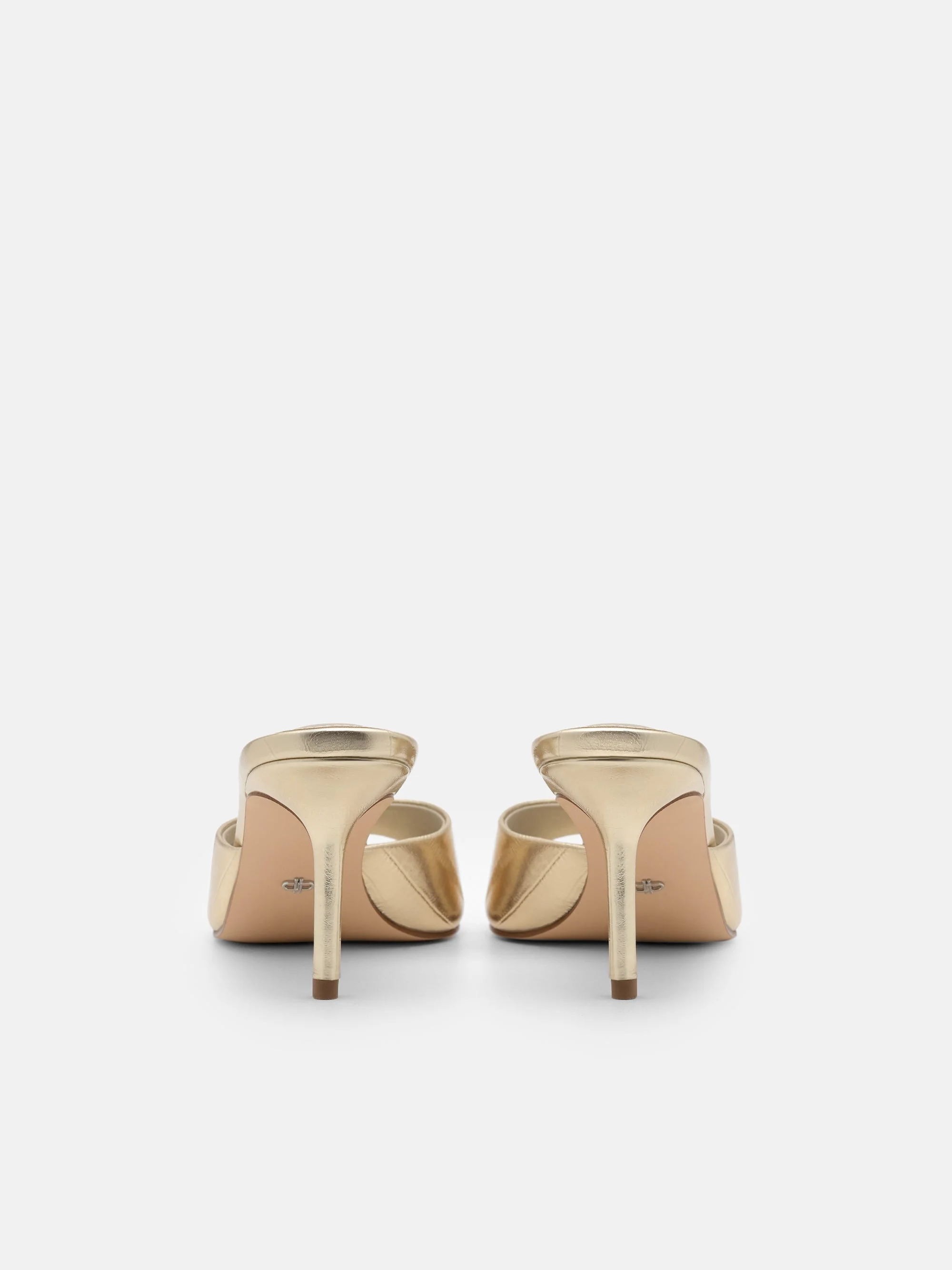 Eel Leather Heel Sandals - Image 4