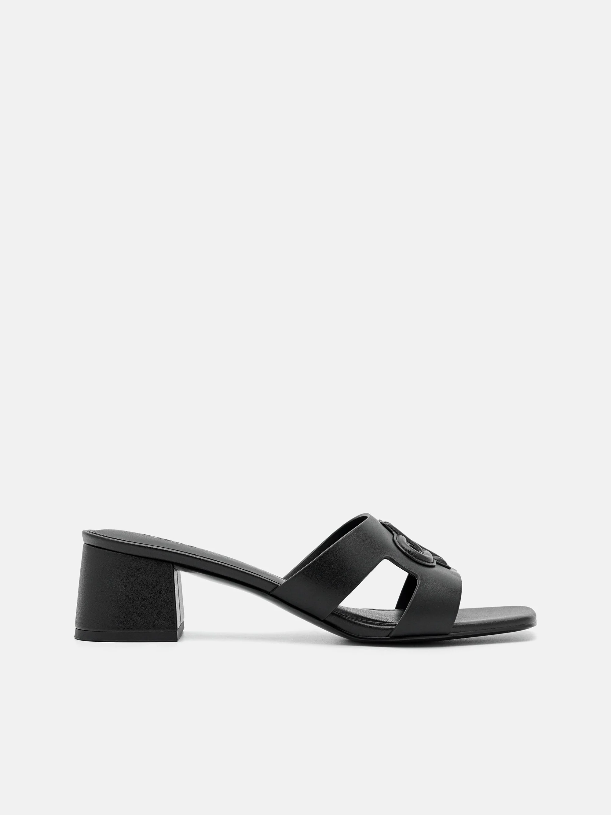 PEDRO Icon Leather Heel Sandals - Image 6
