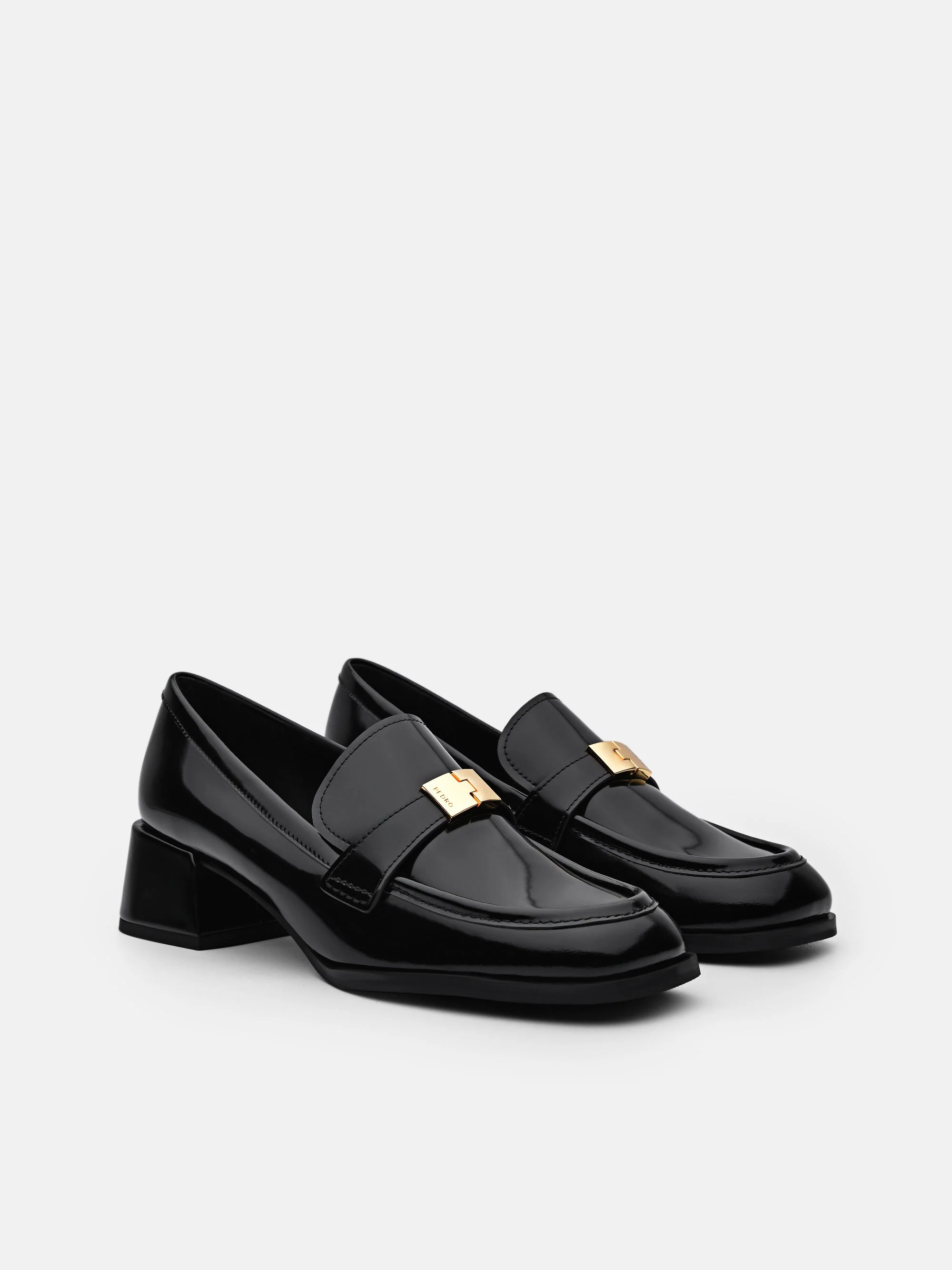 Jatte Leather Heel Loafers - Image 8