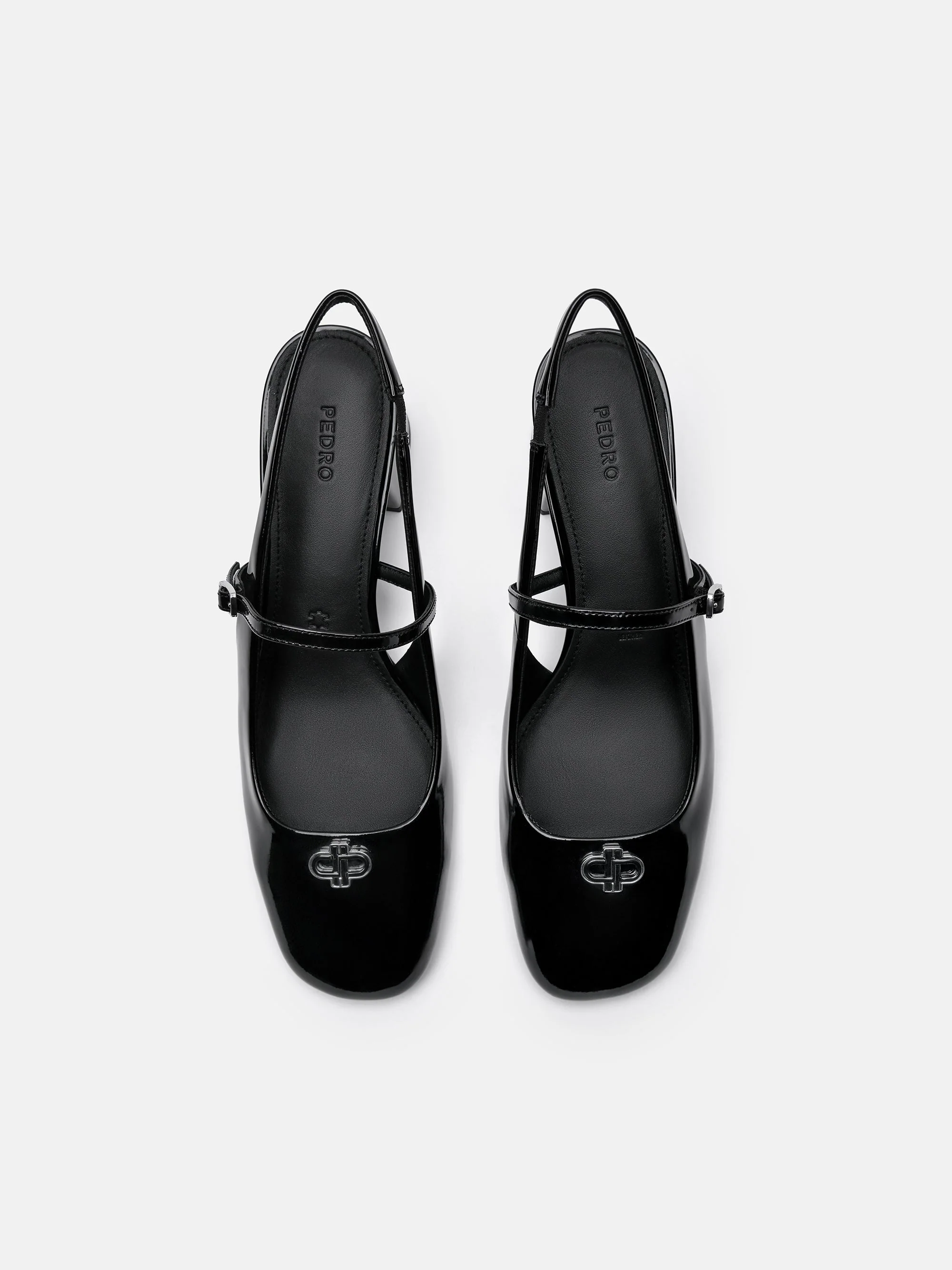 PEDRO Studio Patent Leather Slingback Pumps - Image 9