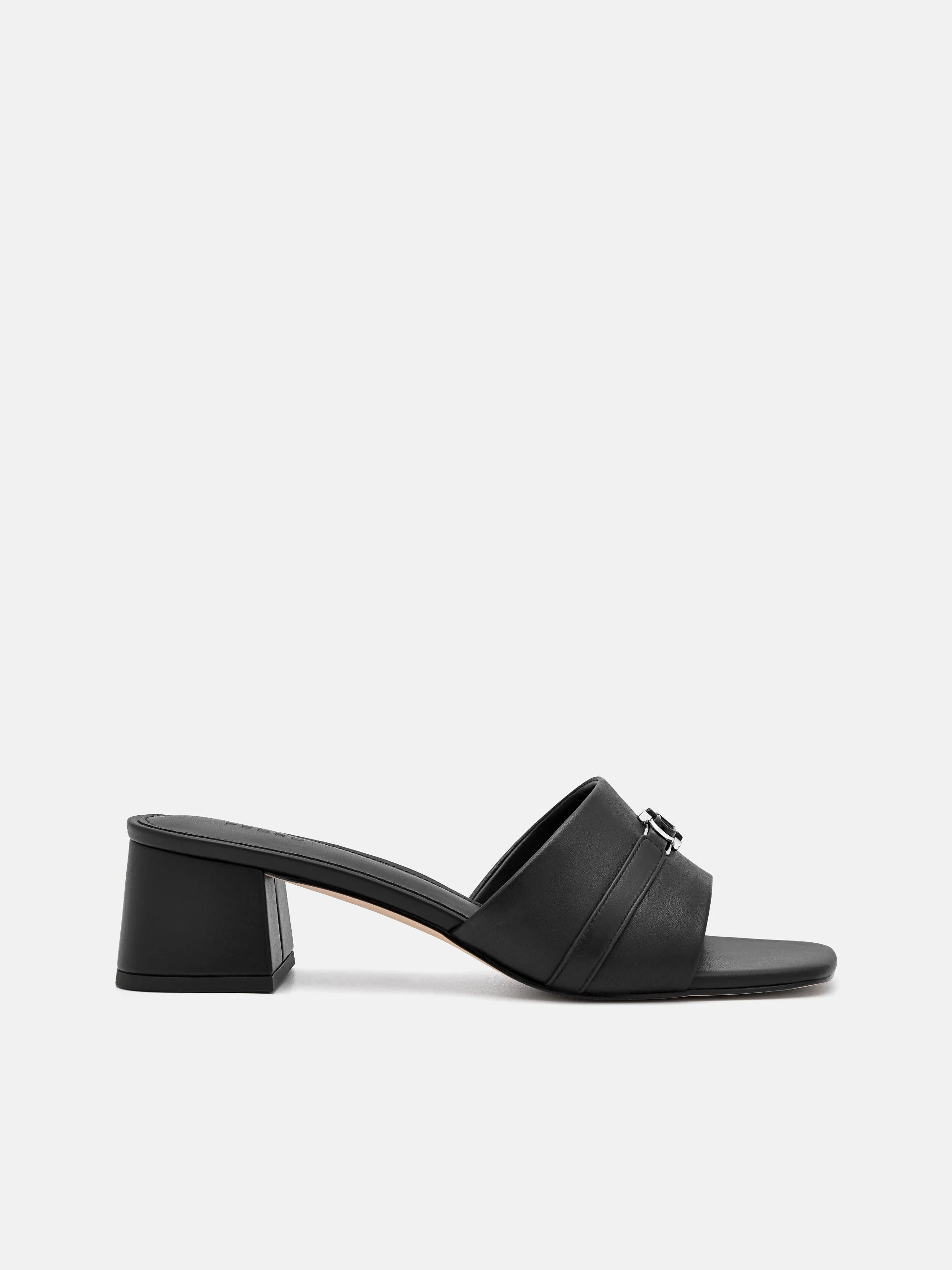 PEDRO Icon Leather Heel Sandals - Image 5