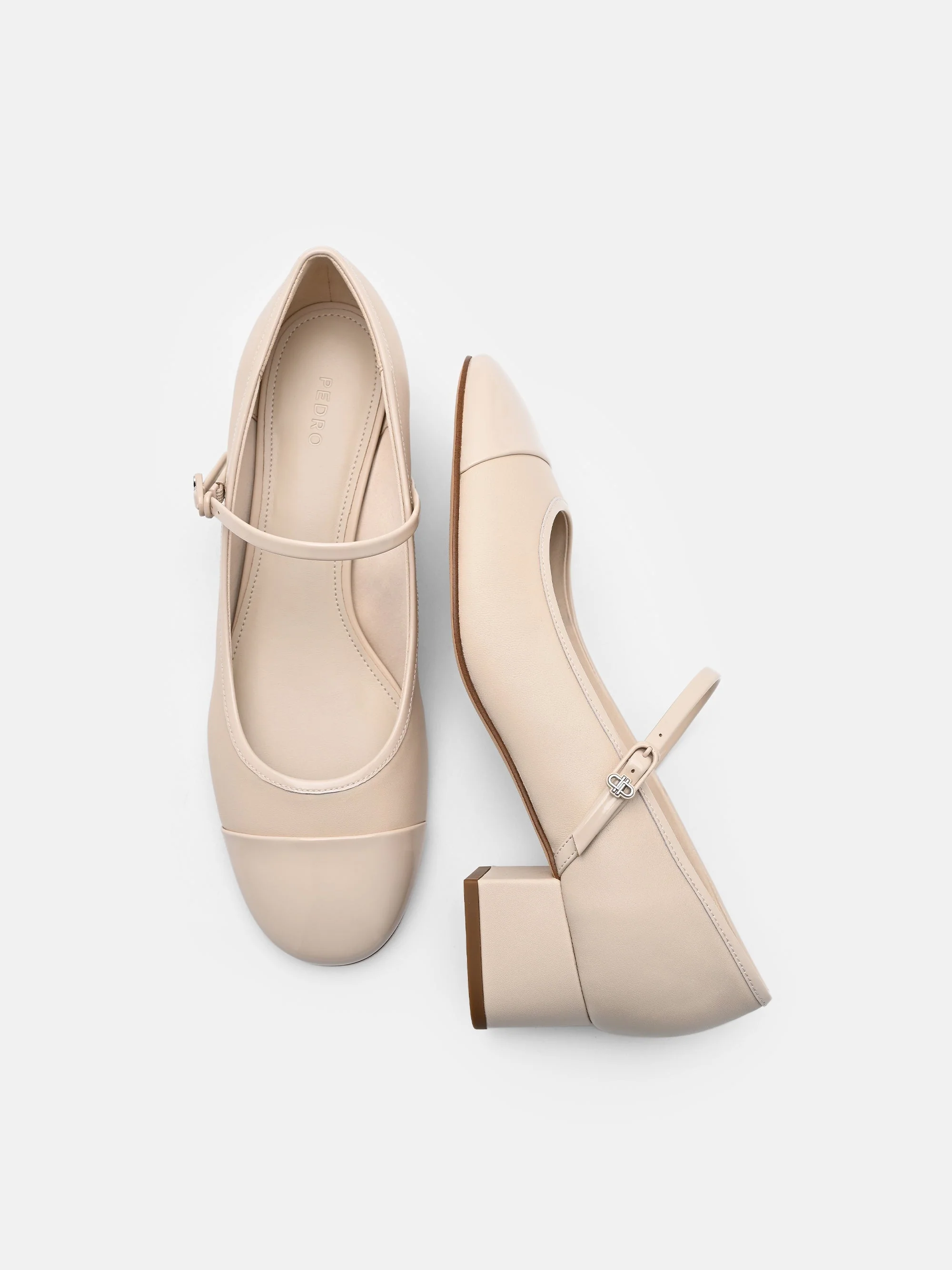 Claude Leather Mary Jane Pumps - Image 5