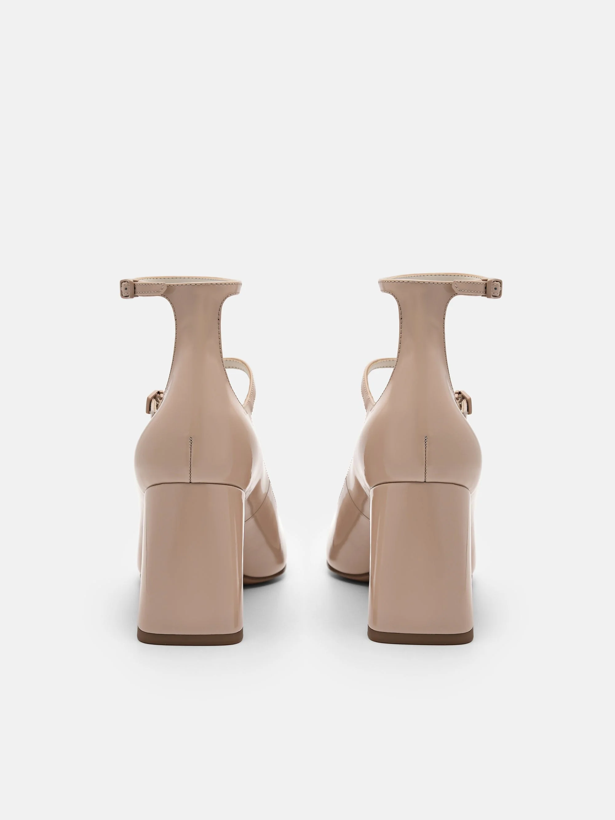 Effie Leather Heel Pumps - Image 3