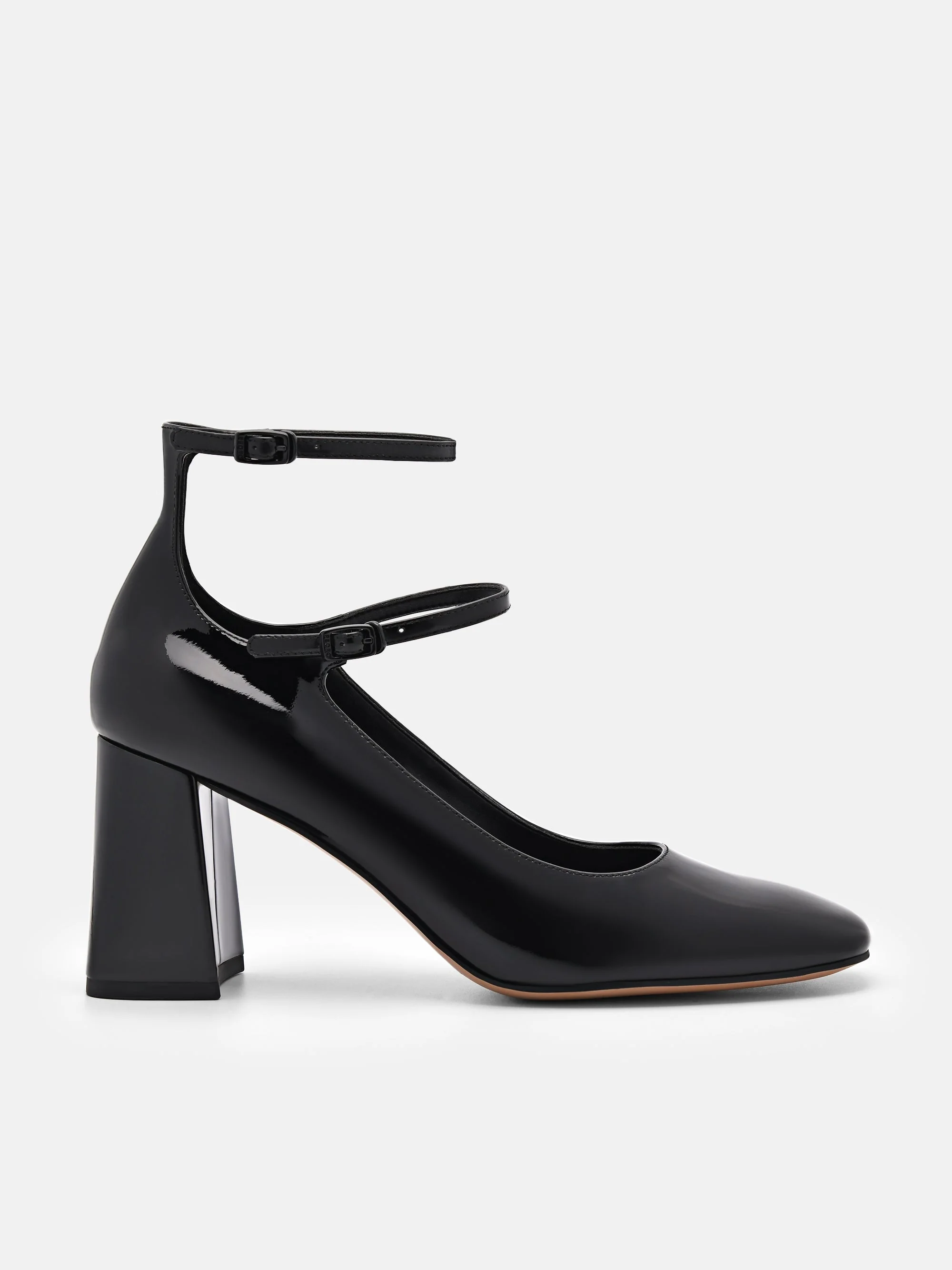 Effie Leather Heel Pumps - Image 6