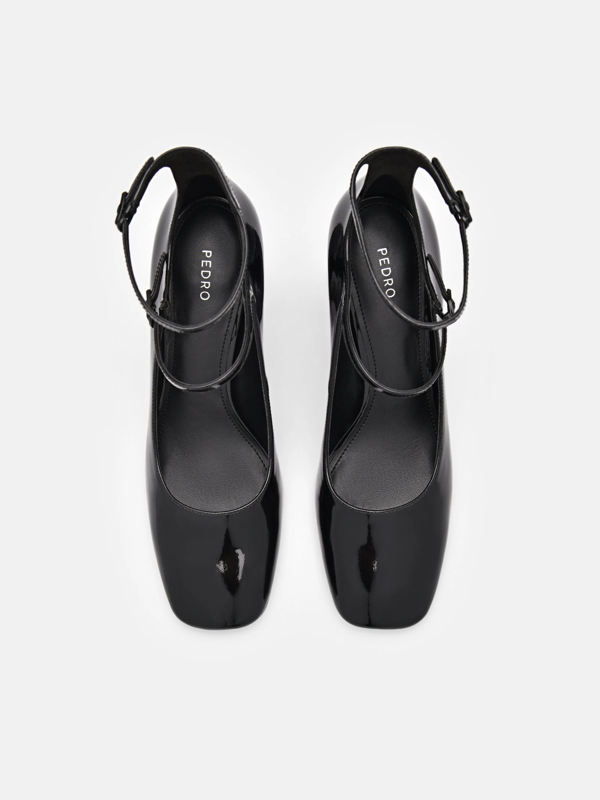 Effie Leather Heel Pumps - Image 9