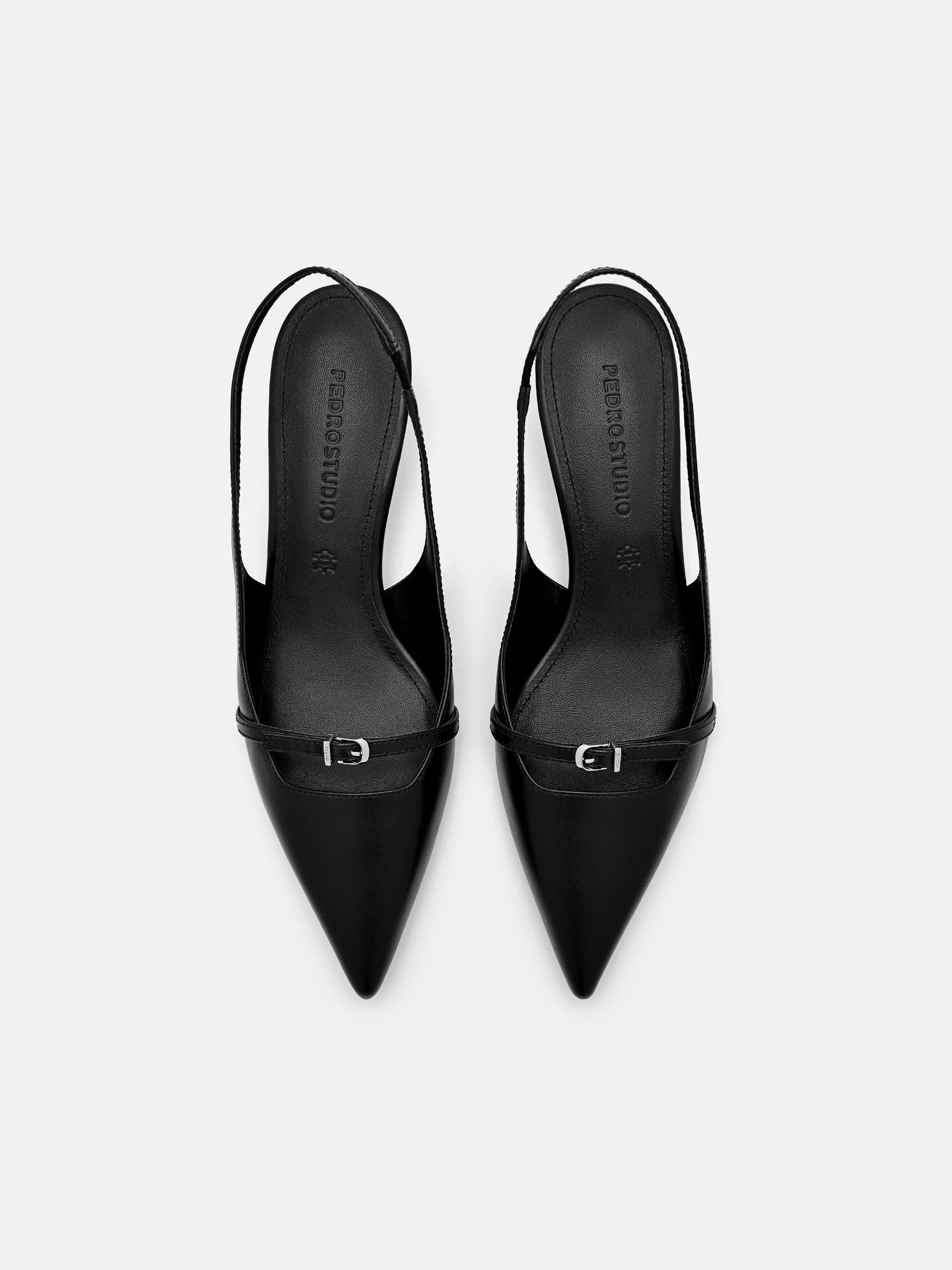 PEDRO Studio Maggie Leather Heel Pumps - Image 9