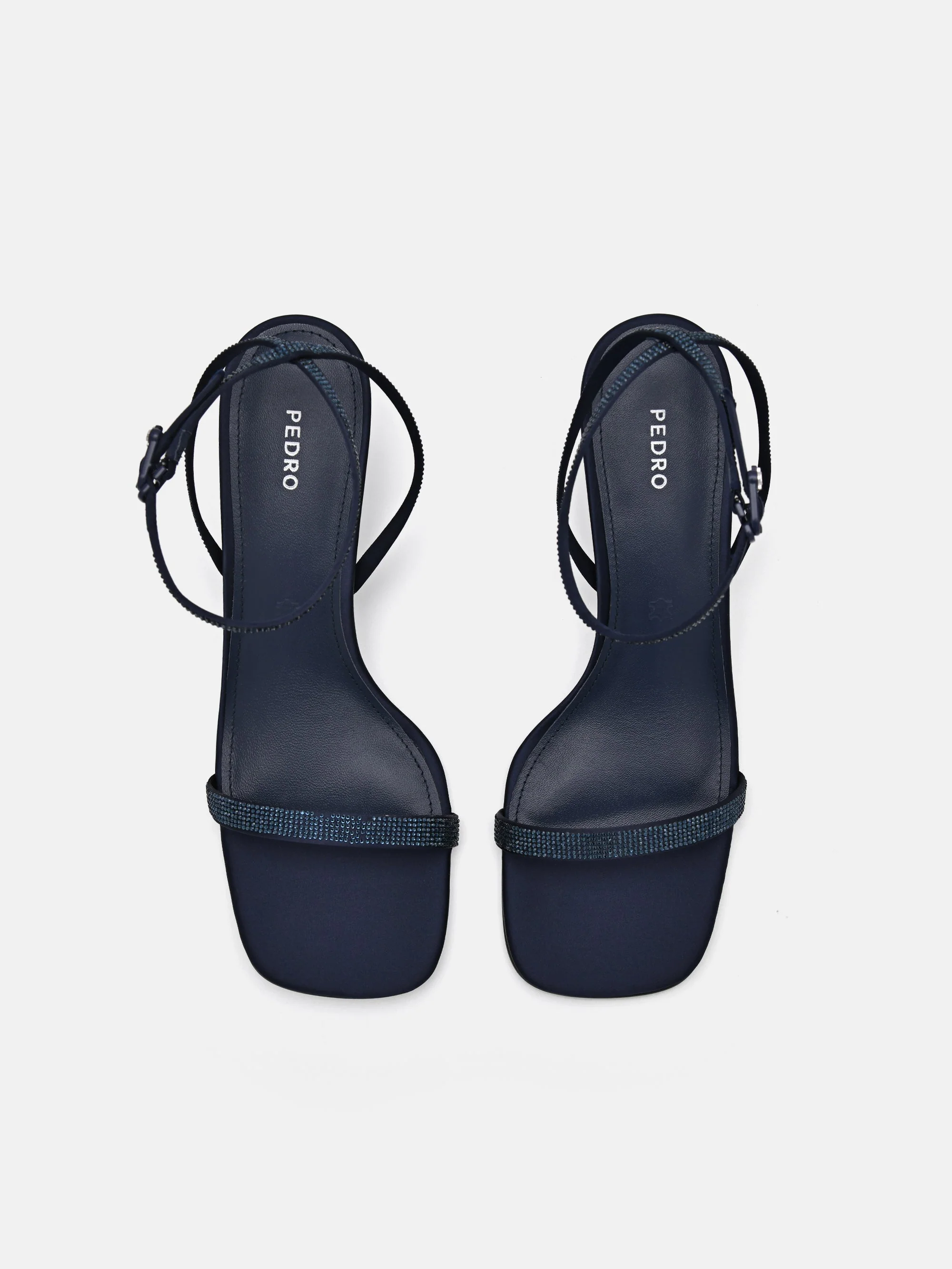 PEDRO Icon Satin Heel Sandals - Image 6