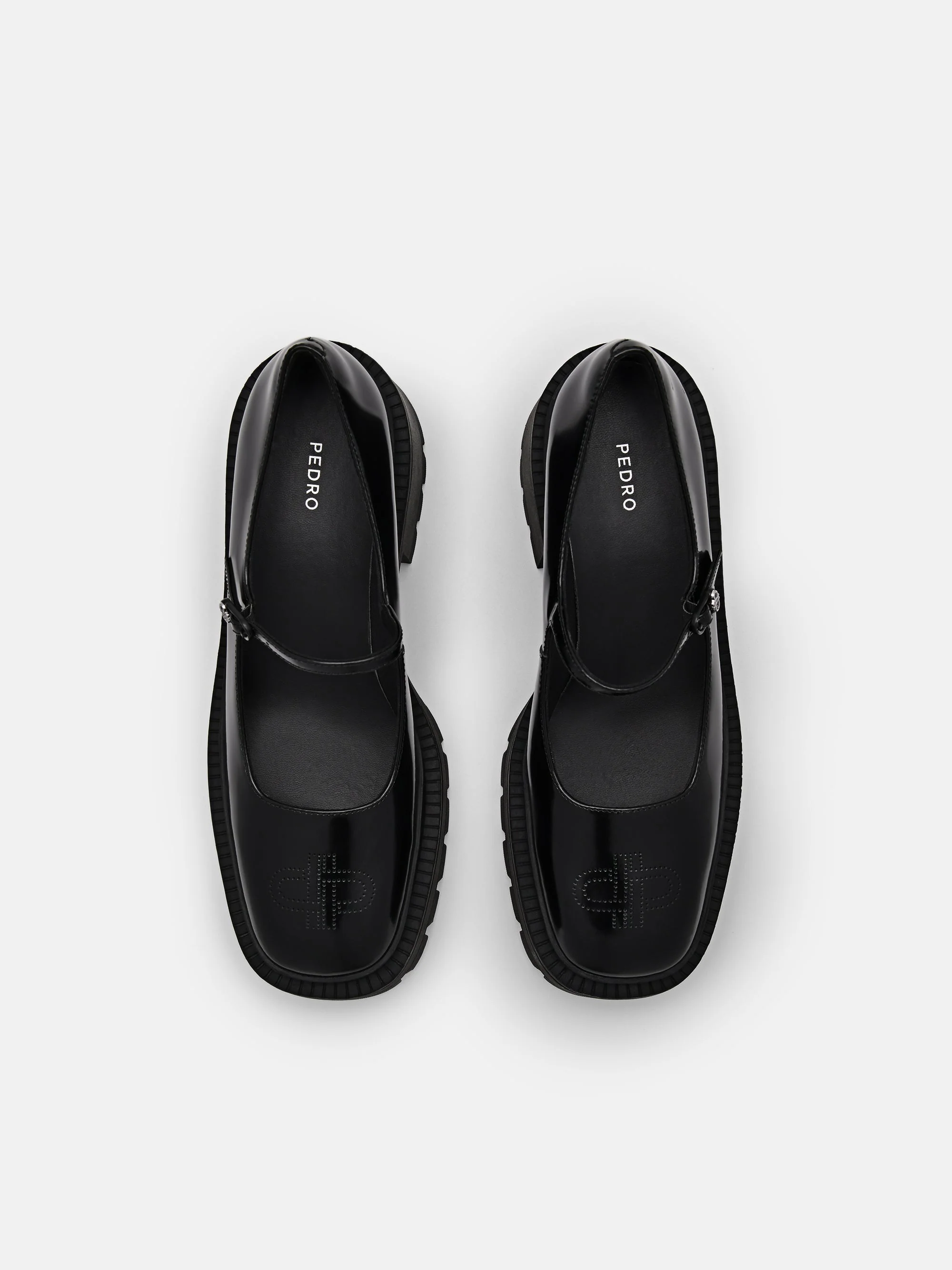 PEDRO Icon Leather Platform Loafers - Image 4