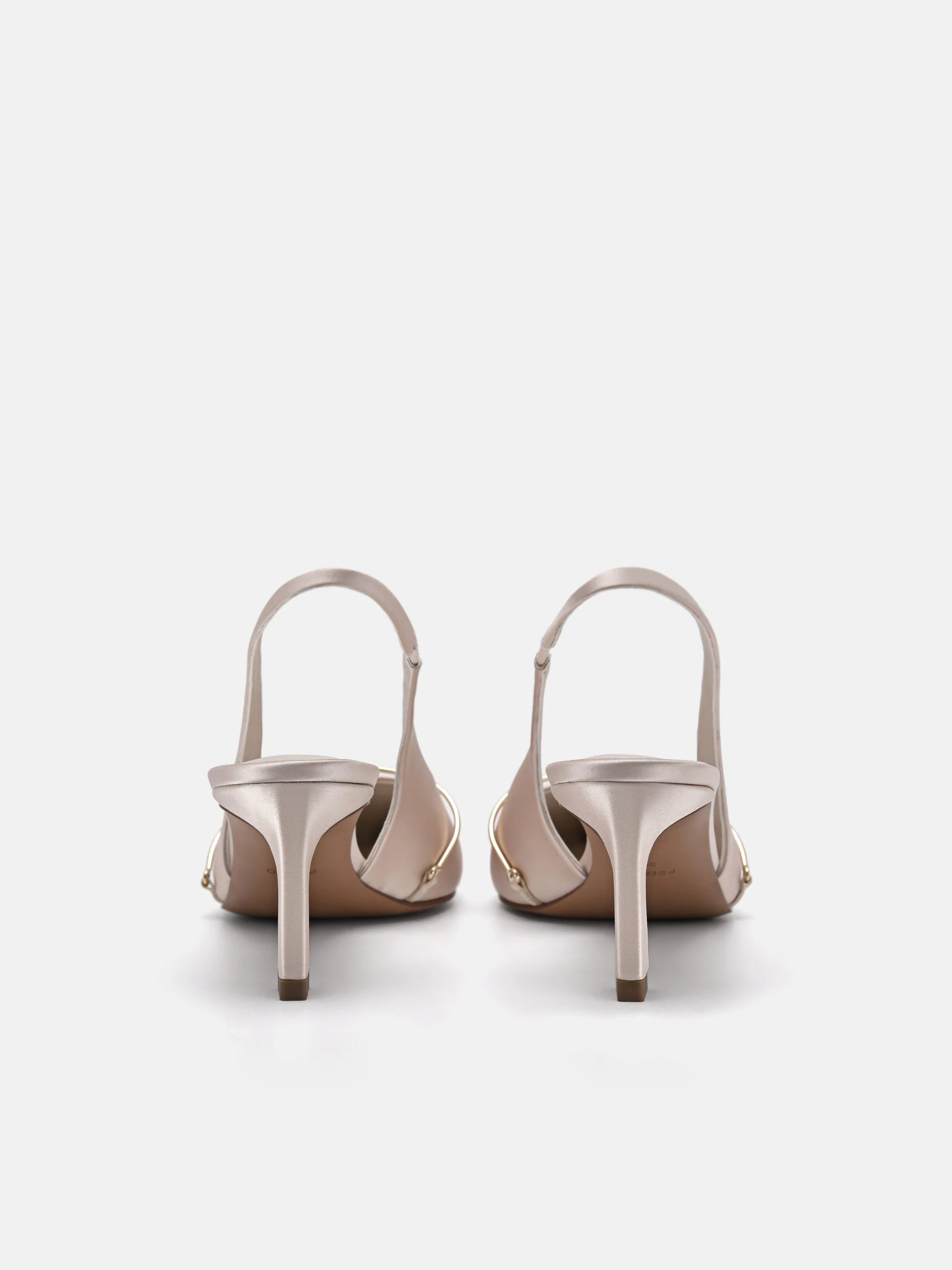 Mira Satin Slingback Pumps - Image 3