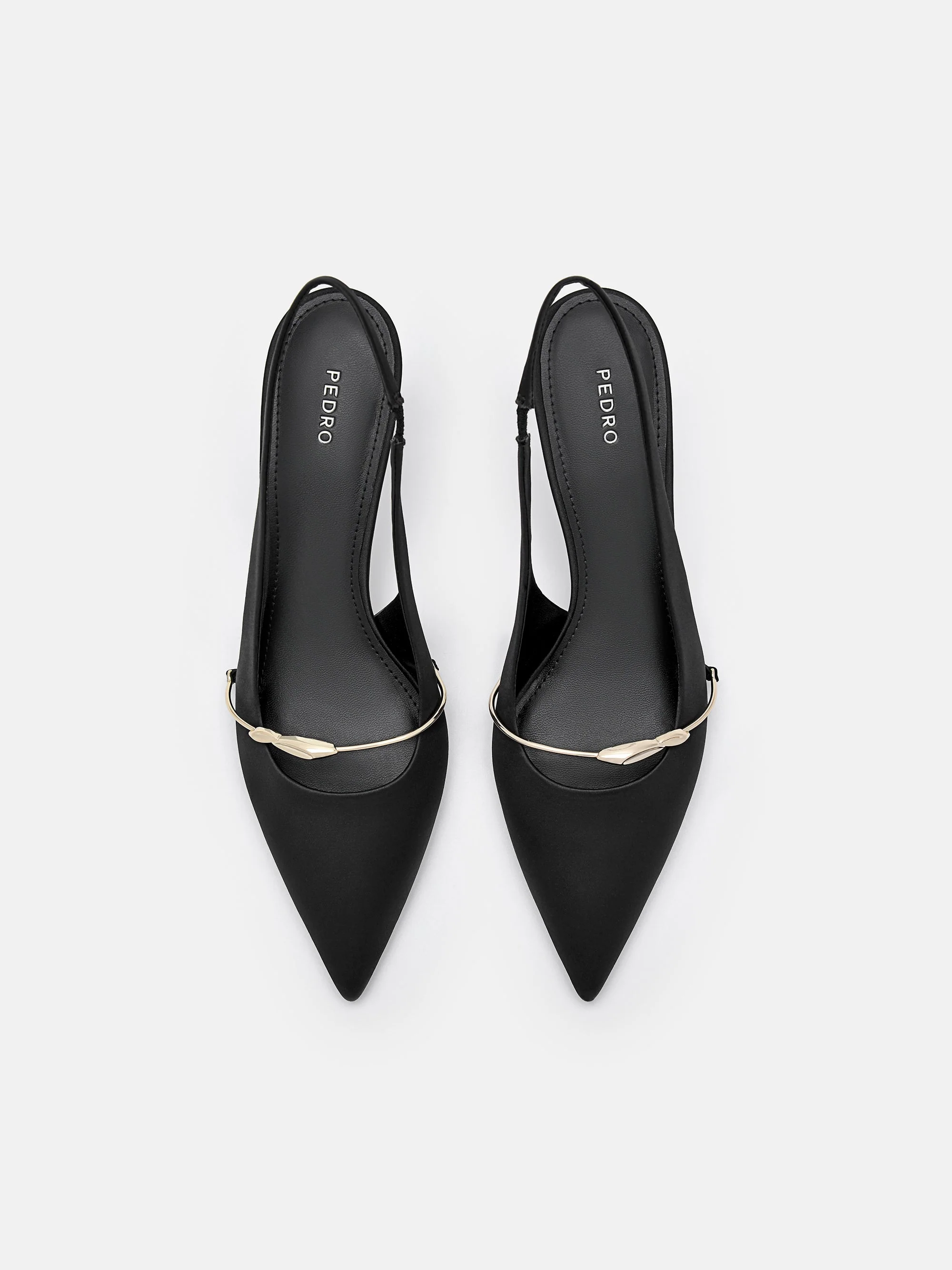 Mira Satin Slingback Pumps - Image 8