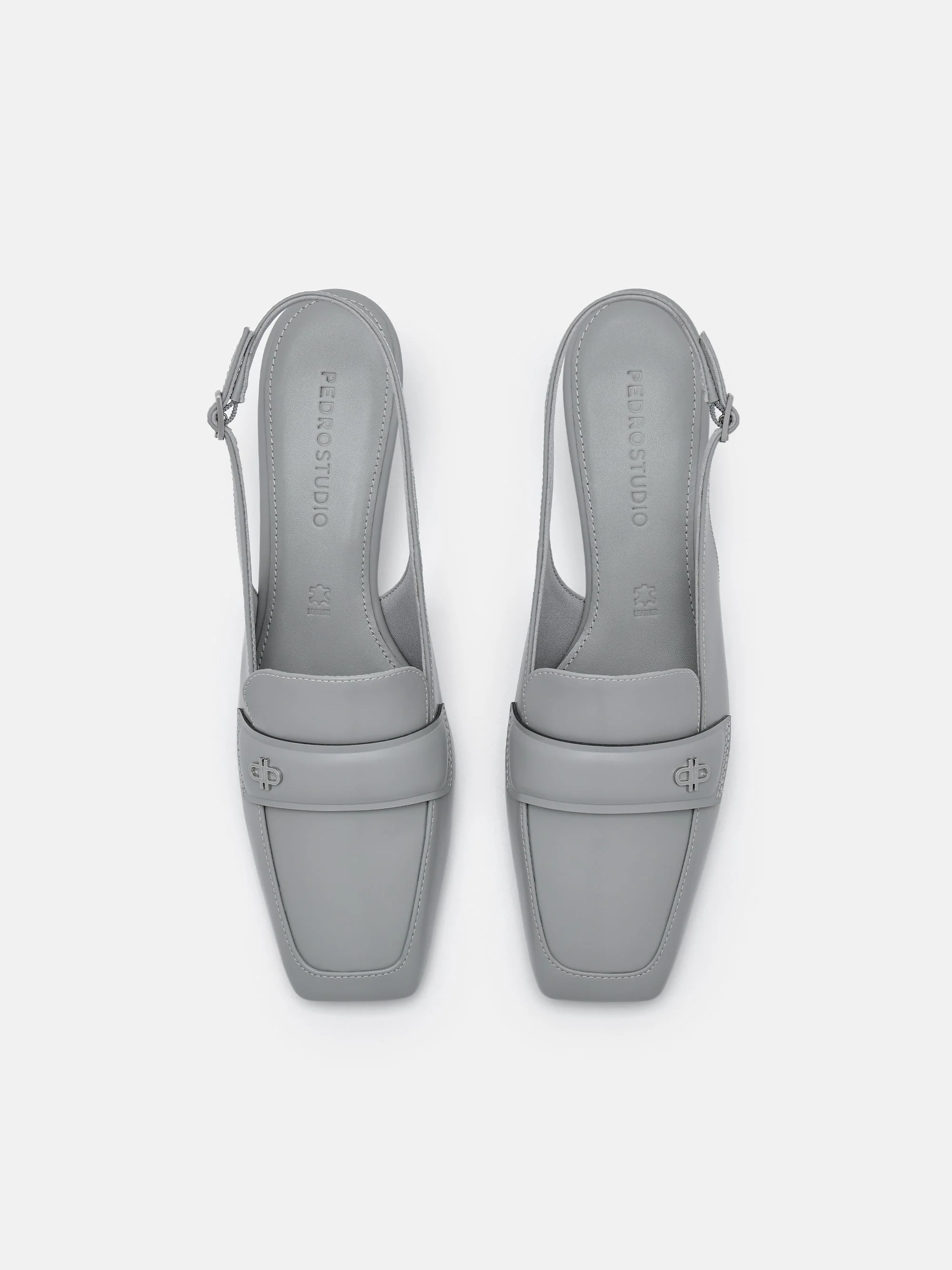PEDRO Studio Leather Slingback Pumps - Image 4
